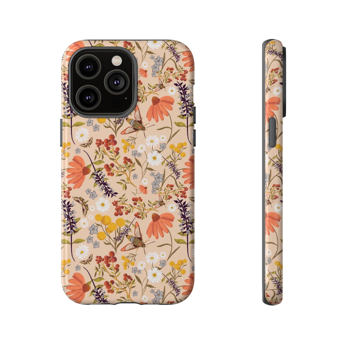 Whimsical Wildflower Design - Phone tough case