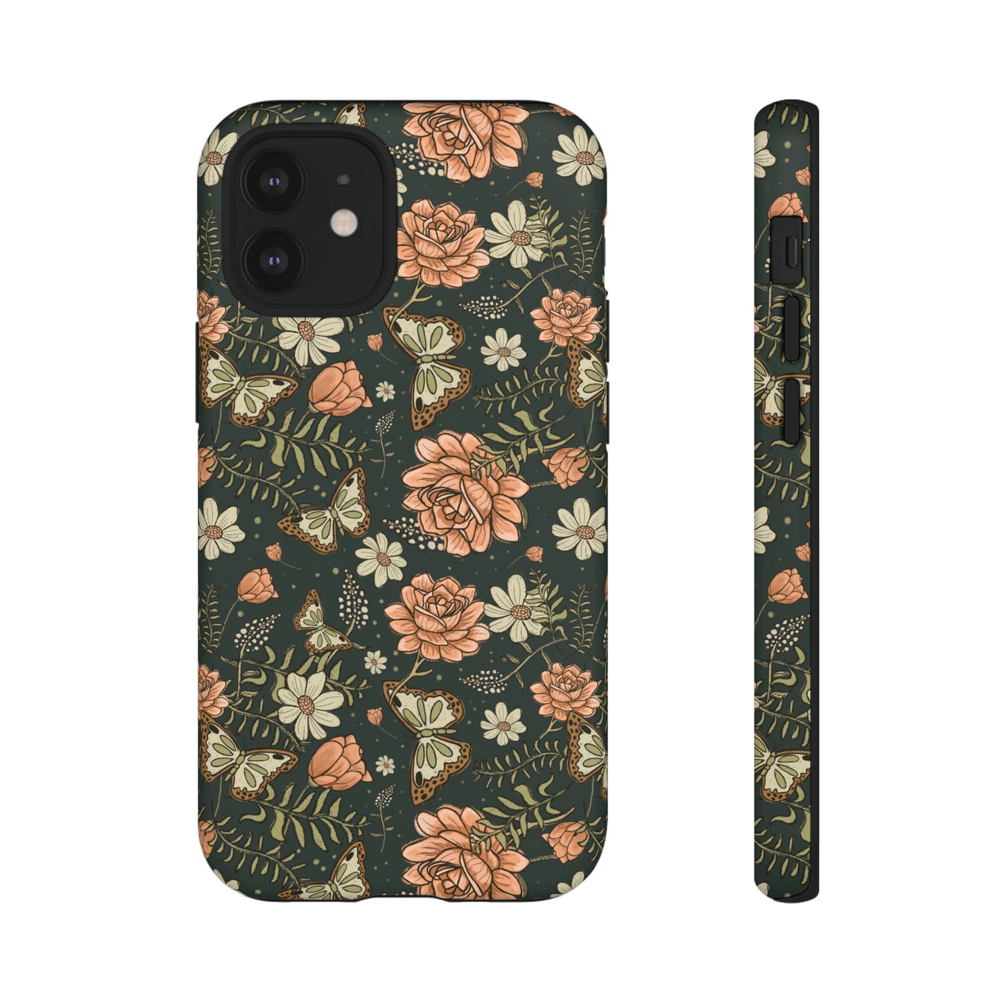 Vintage Rose hand crafted design for phone tough case