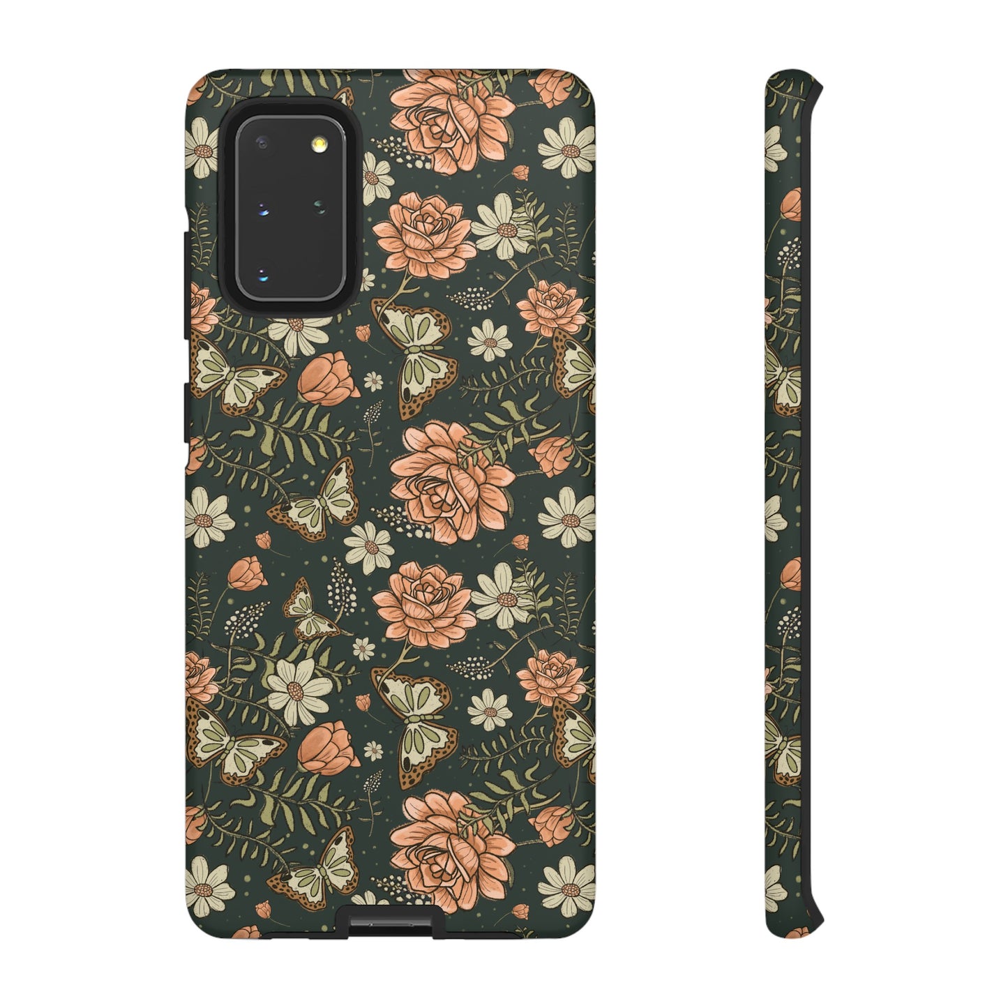 Vintage Rose hand crafted design for phone tough case