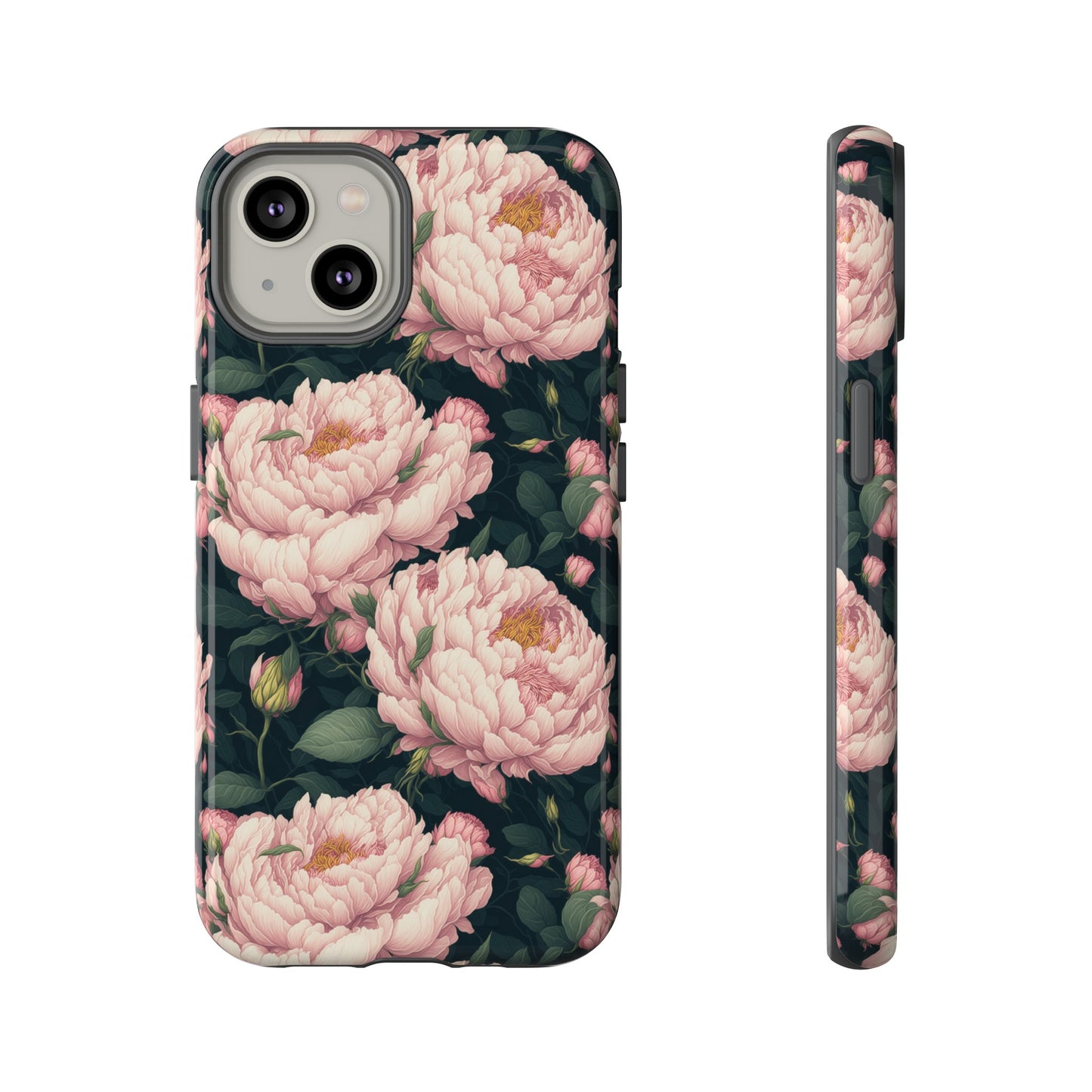 Pink Peony Phone Tough Case