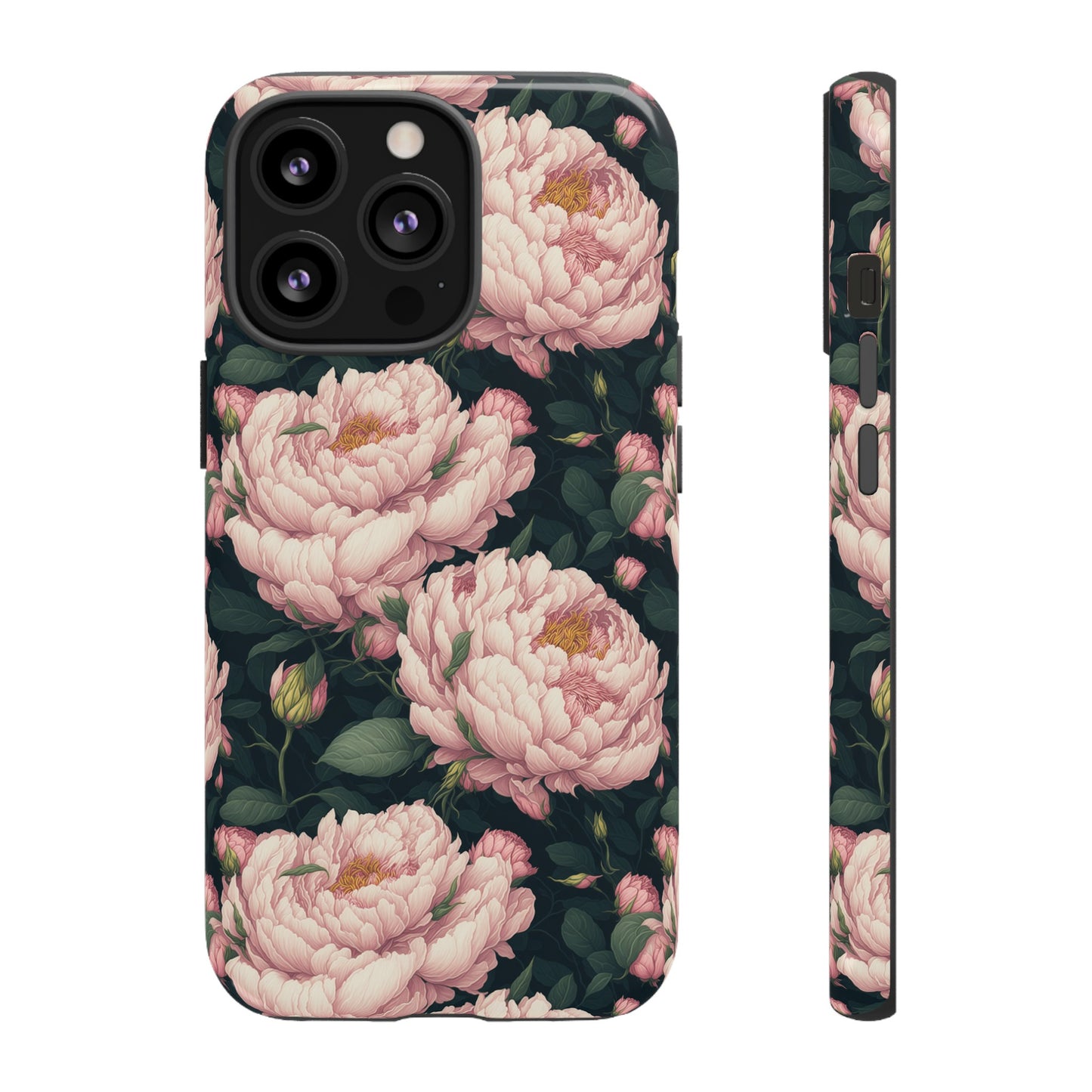 Pink Peony Phone Tough Case