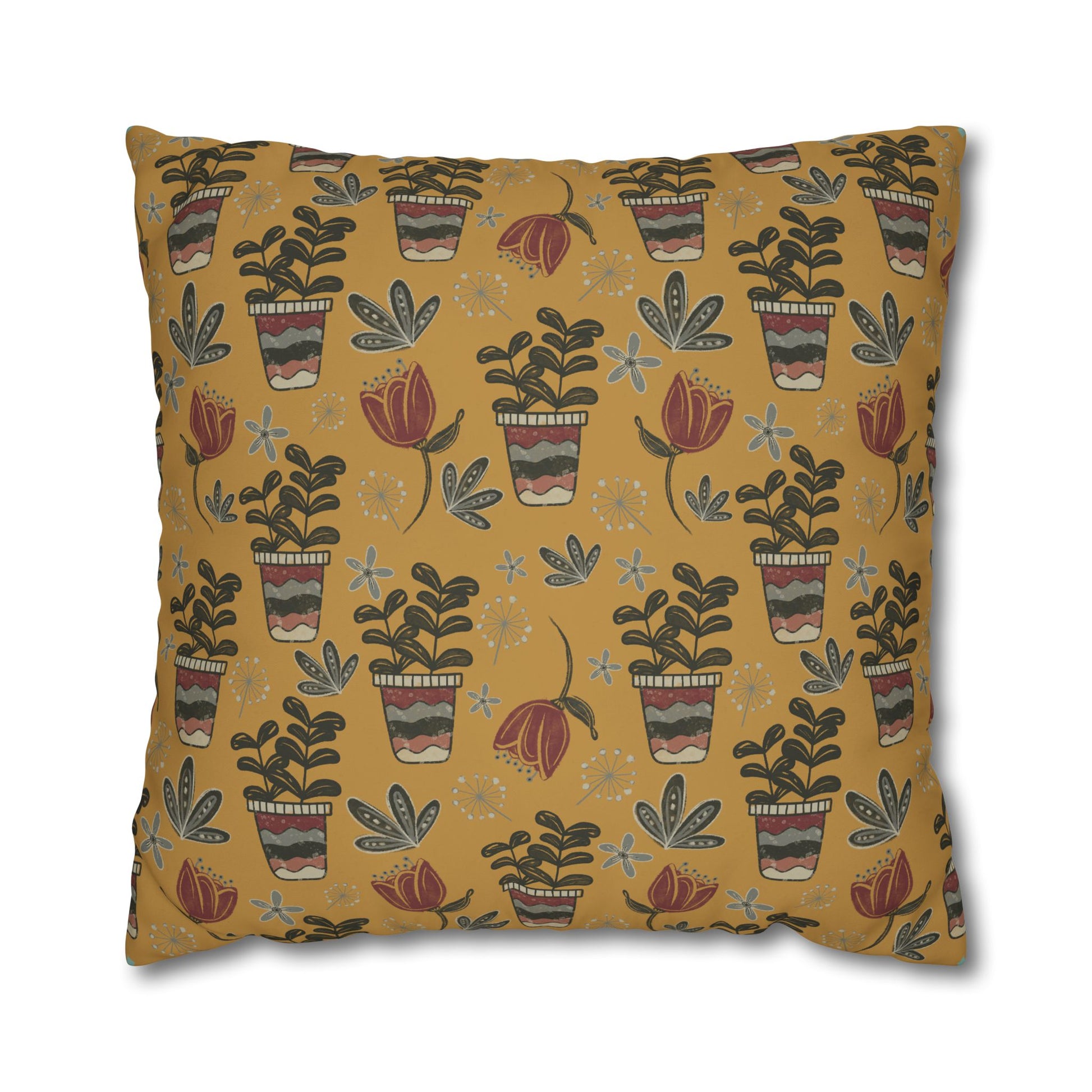 Country Cottage Collection - Cushion with hand drawn artwork - Solei Designs