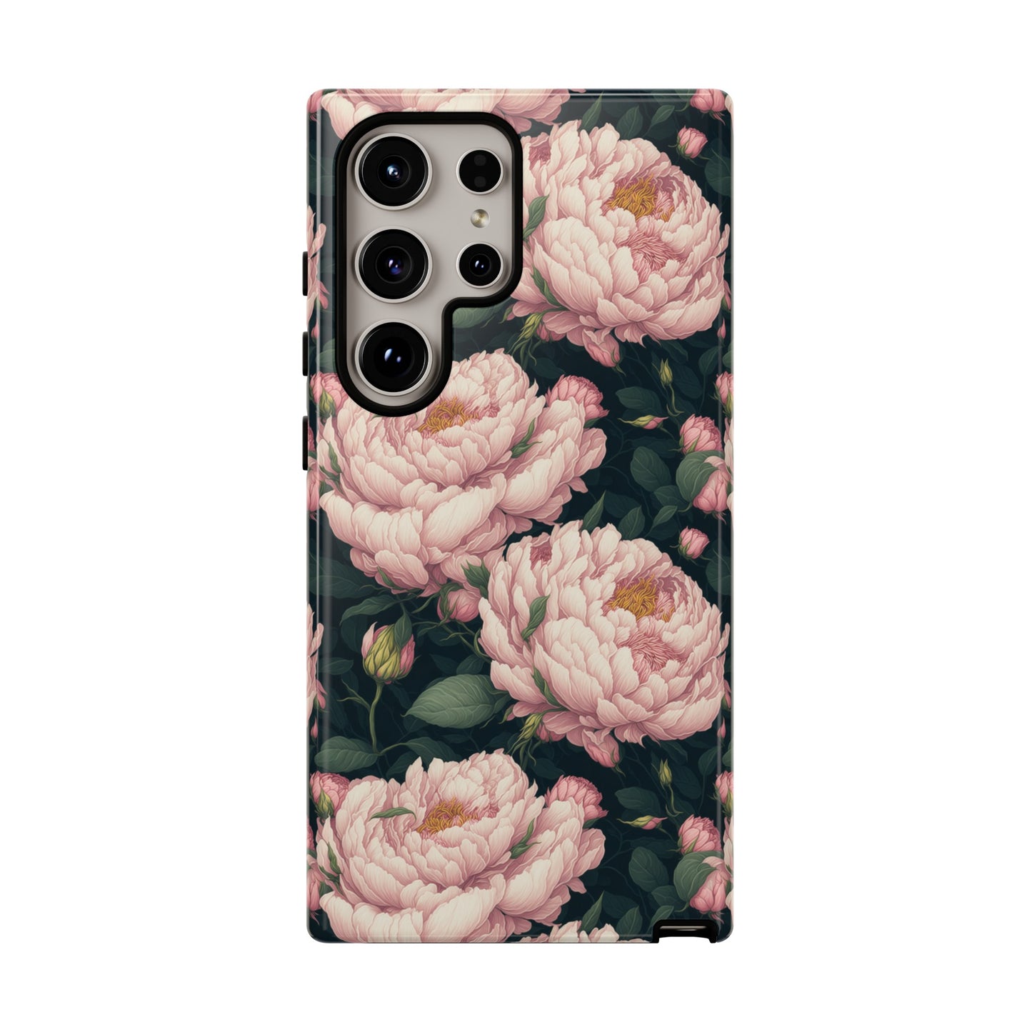 Pink Peony Phone Tough Case