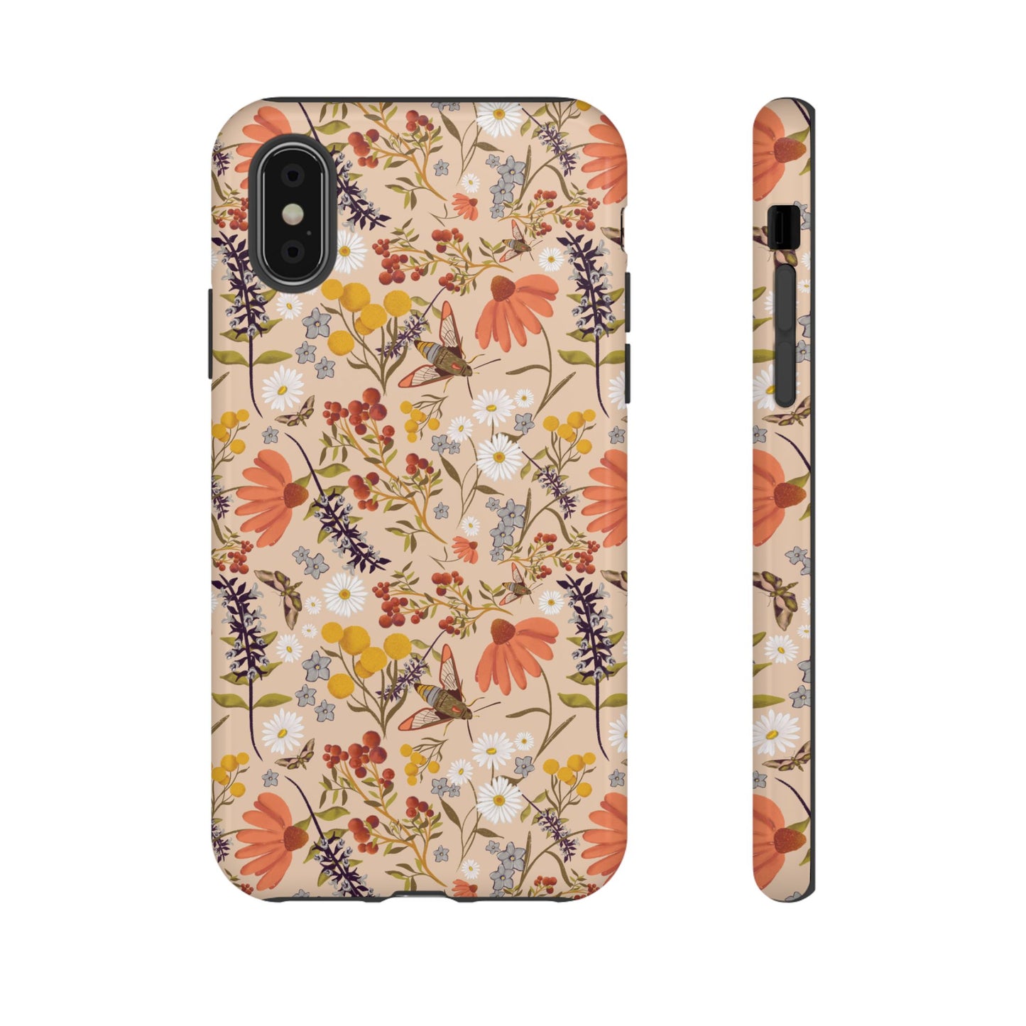 Whimsical Wildflower Design - Phone tough case