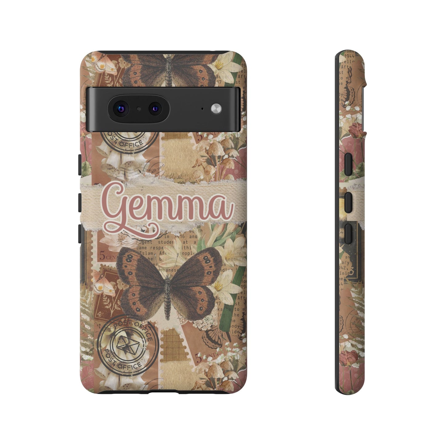 Phone tough case with personalised name or text