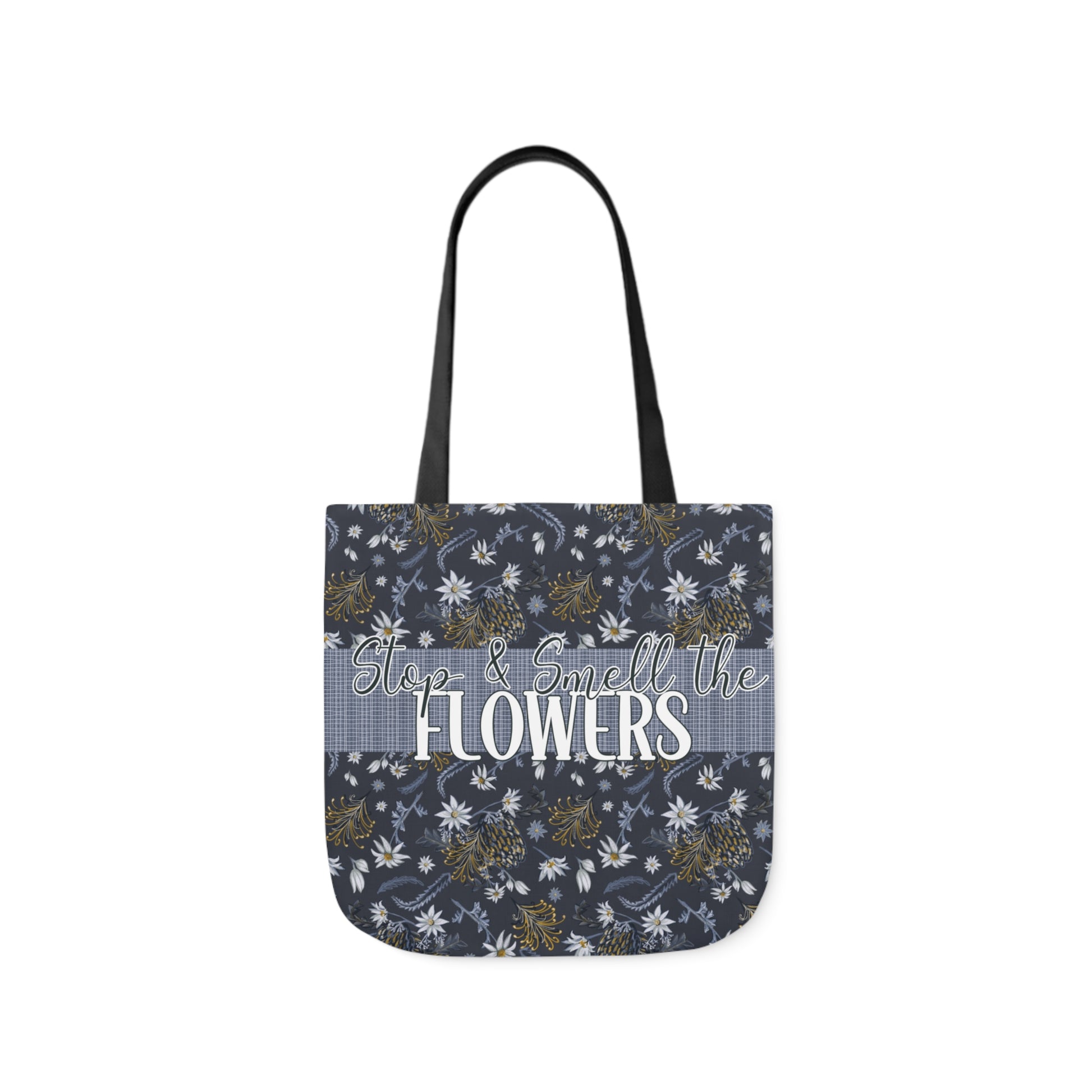 Banksia Blue - Canvas Tote Bag with hand drawn artwork - Solei Designs