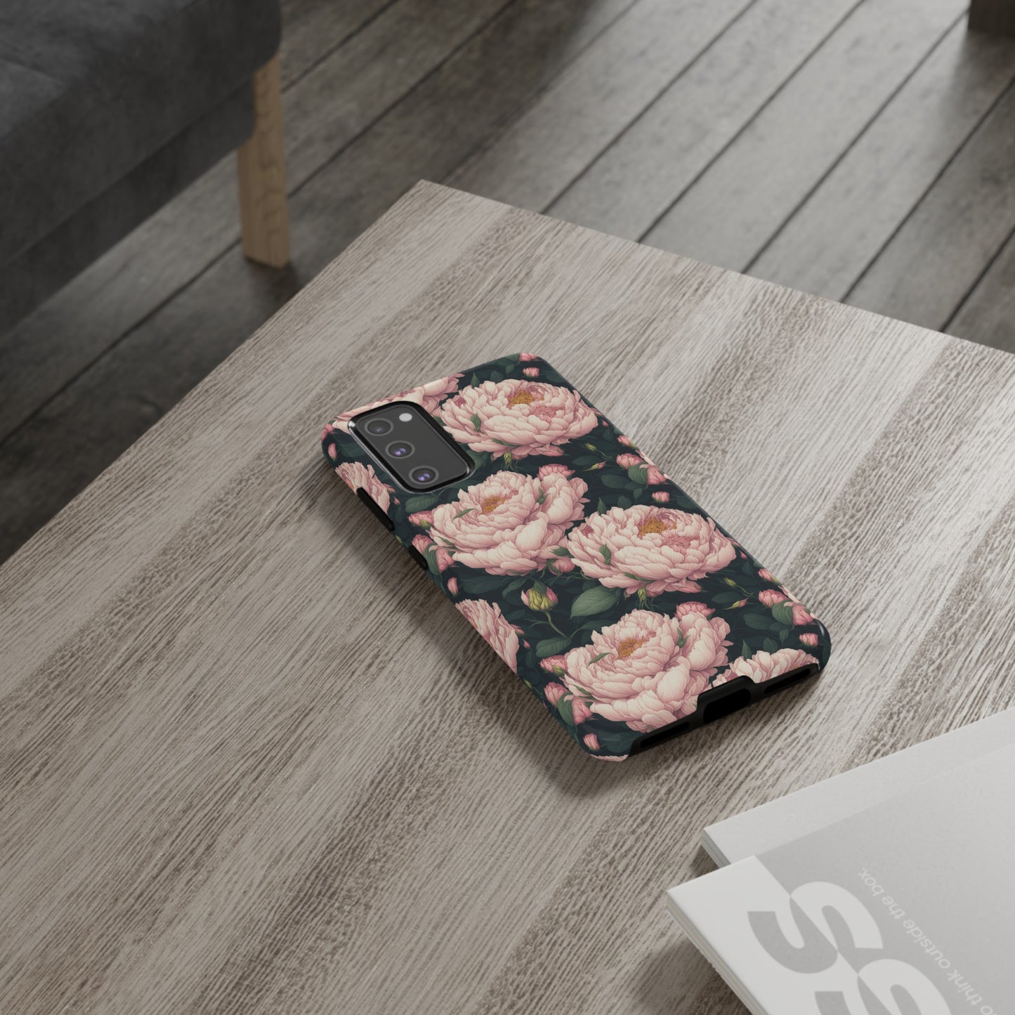 Pink Peony Phone Tough Case