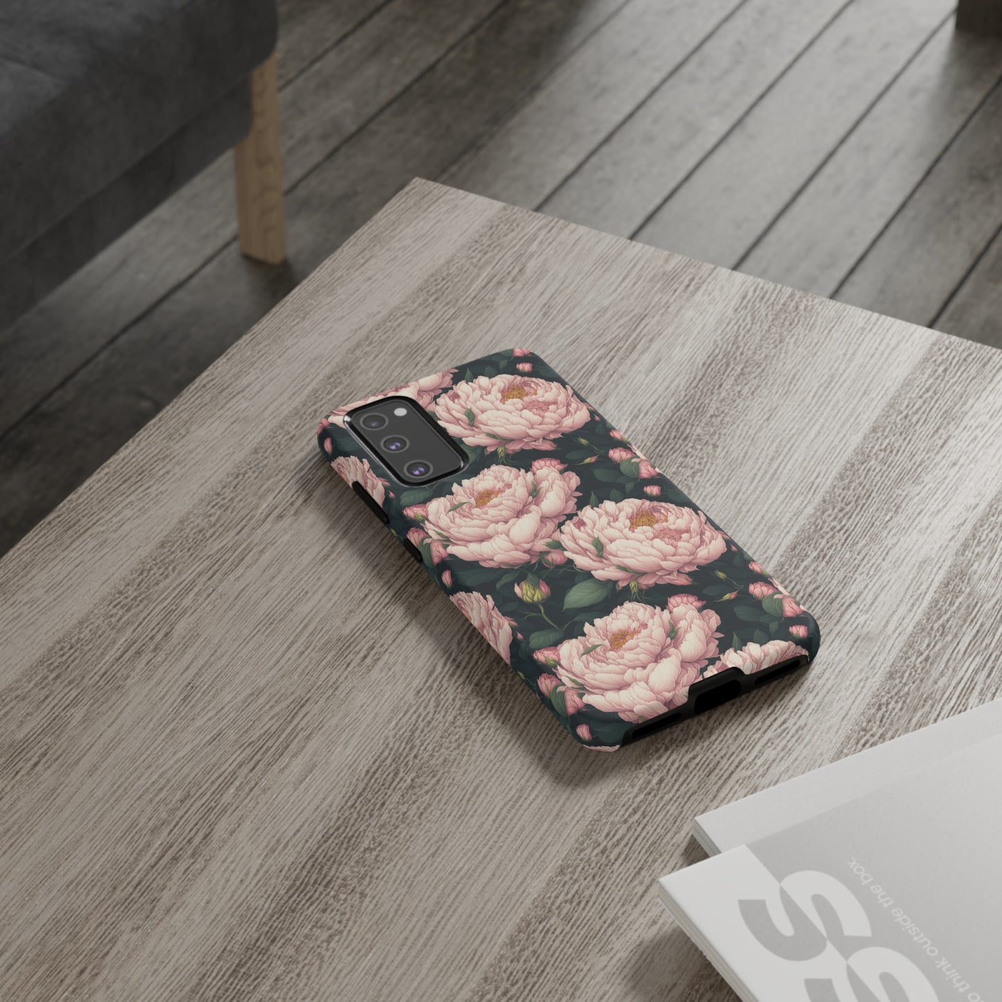 Pink Peony Phone Tough Case