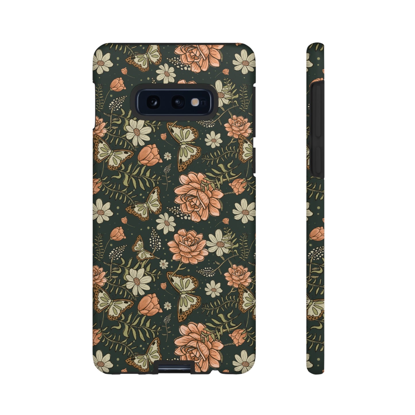 Vintage Rose hand crafted design for phone tough case