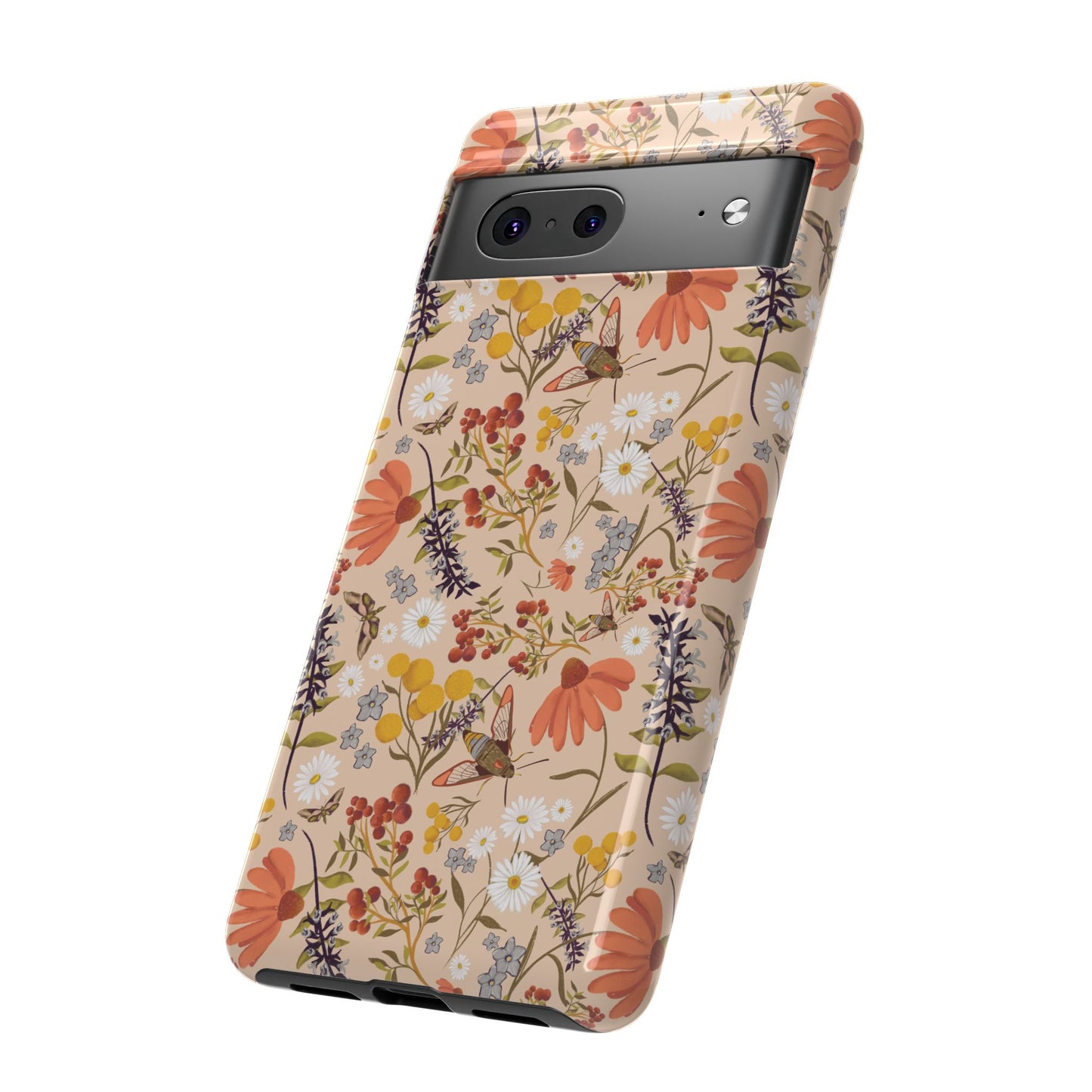 Whimsical Wildflower Design - Phone tough case