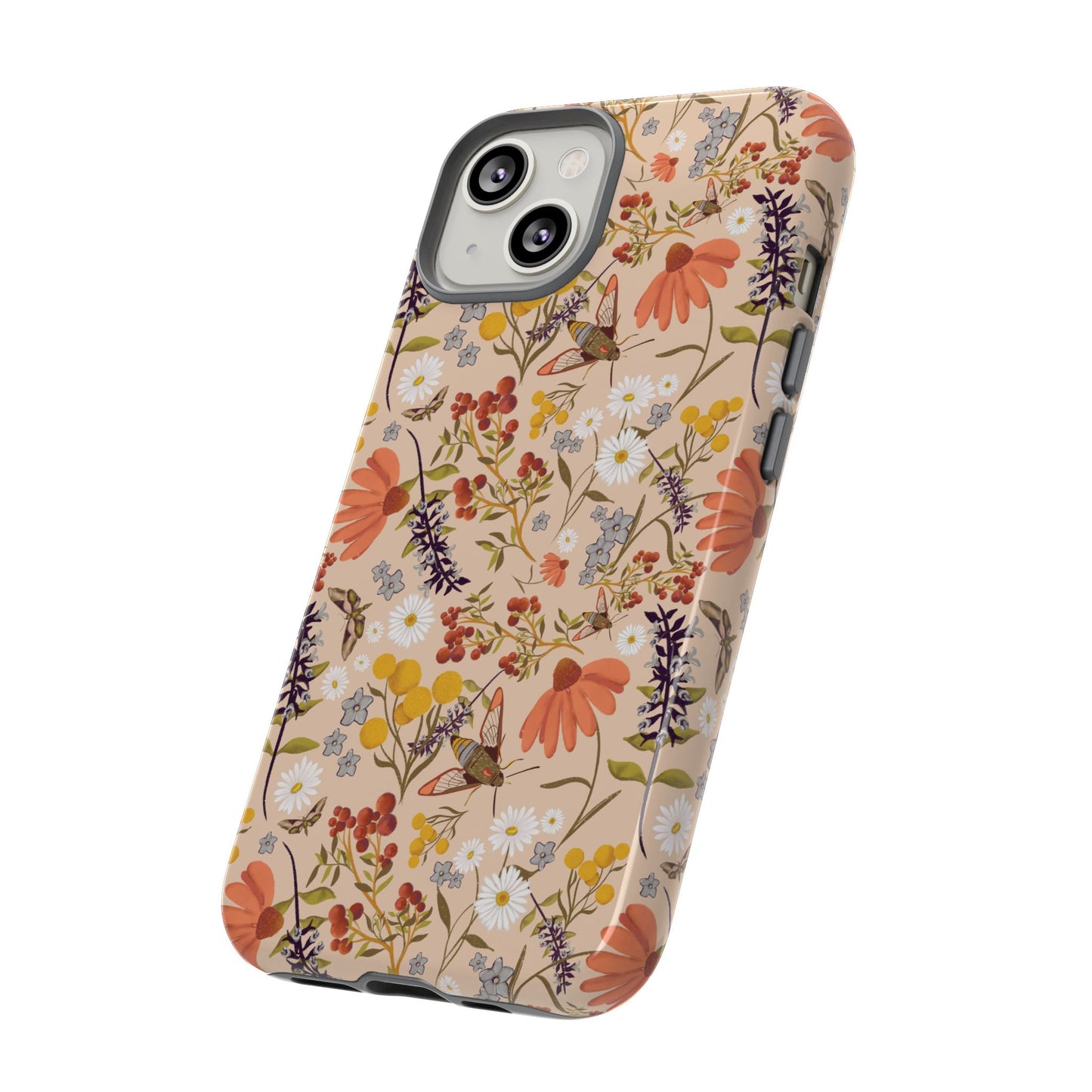 Whimsical Wildflower Design - Phone tough case