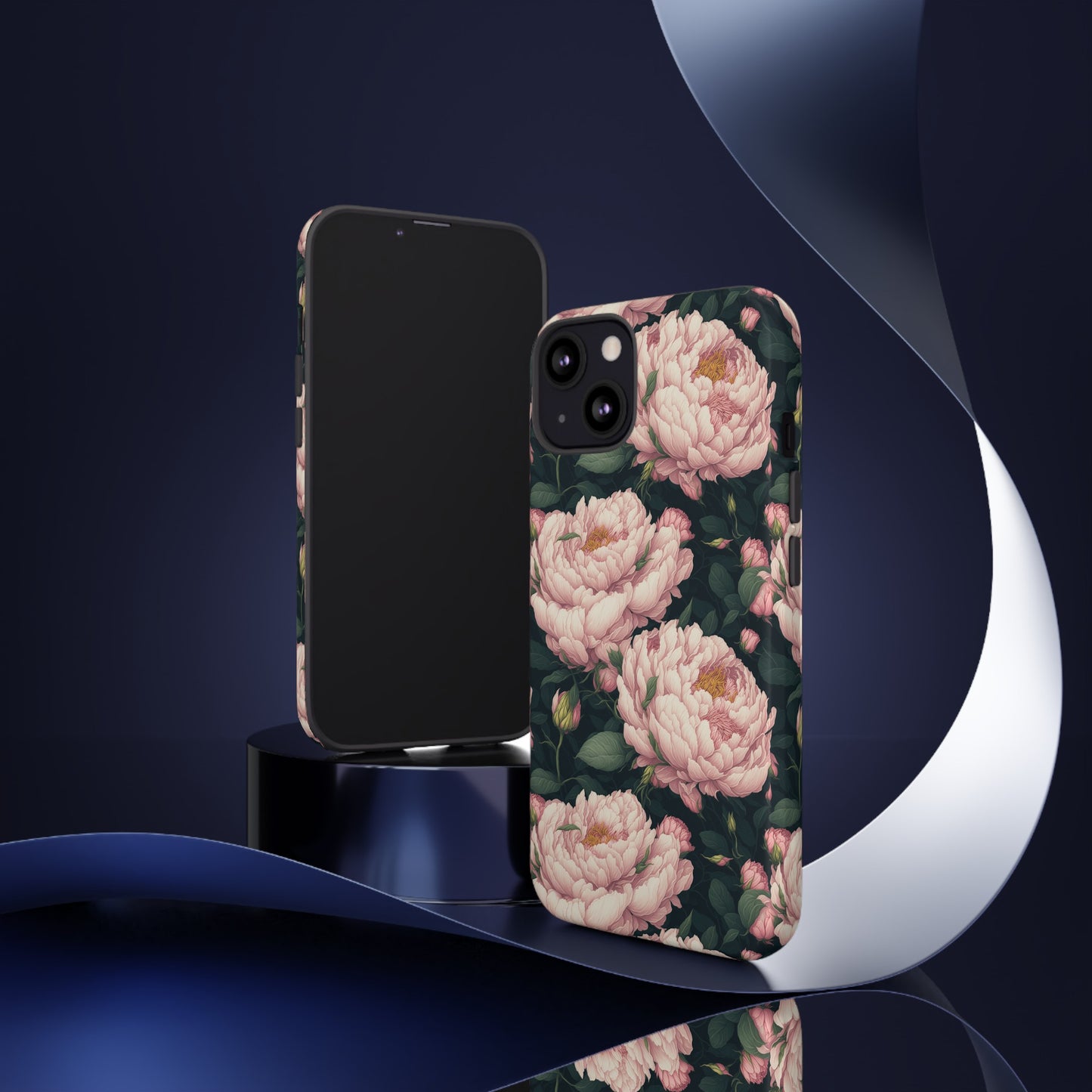 Pink Peony Phone Tough Case