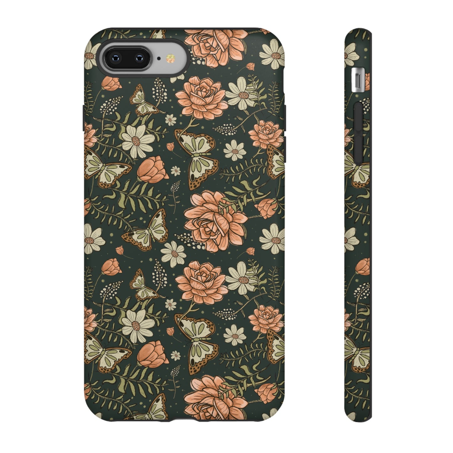 Vintage Rose hand crafted design for phone tough case