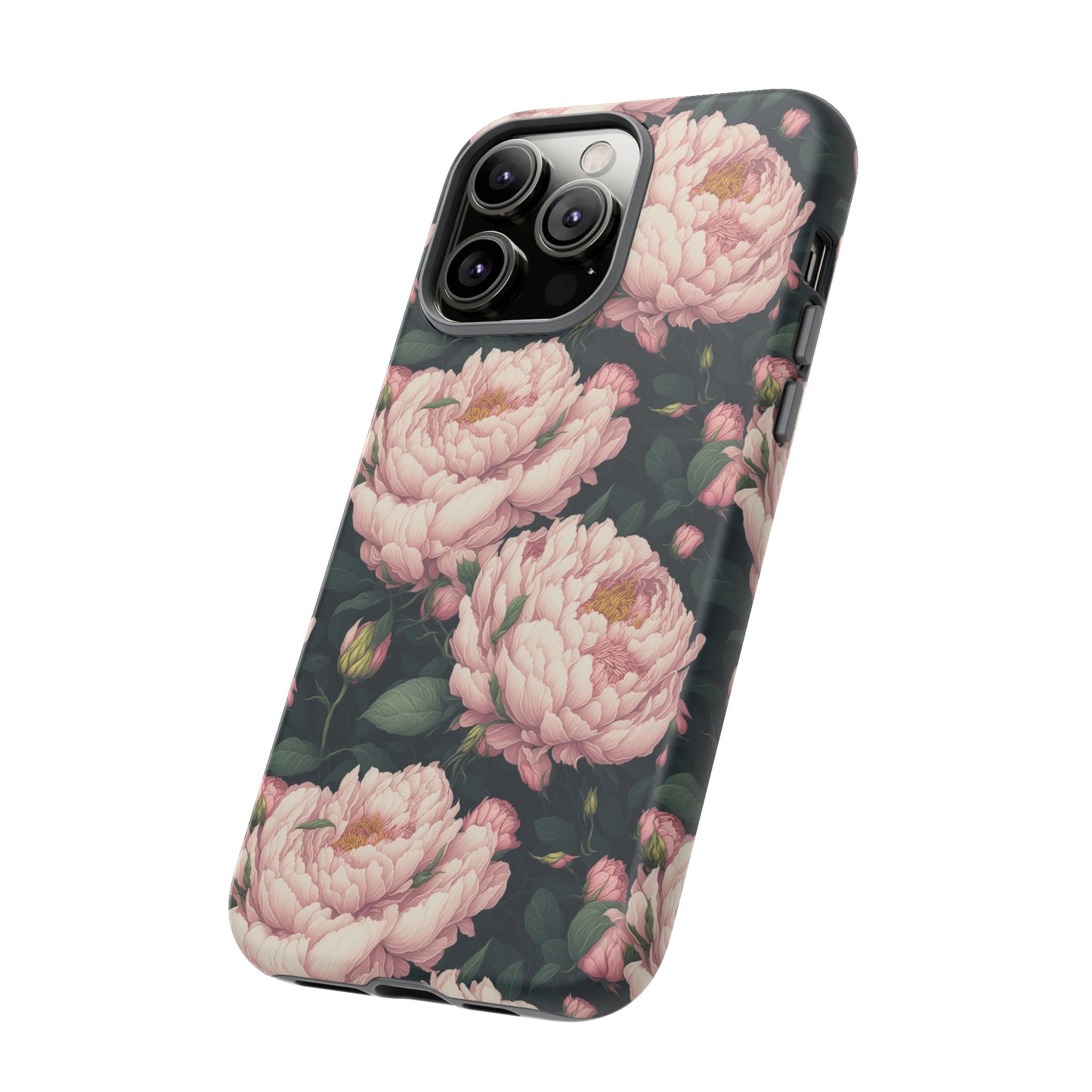 Pink Peony Phone Tough Case