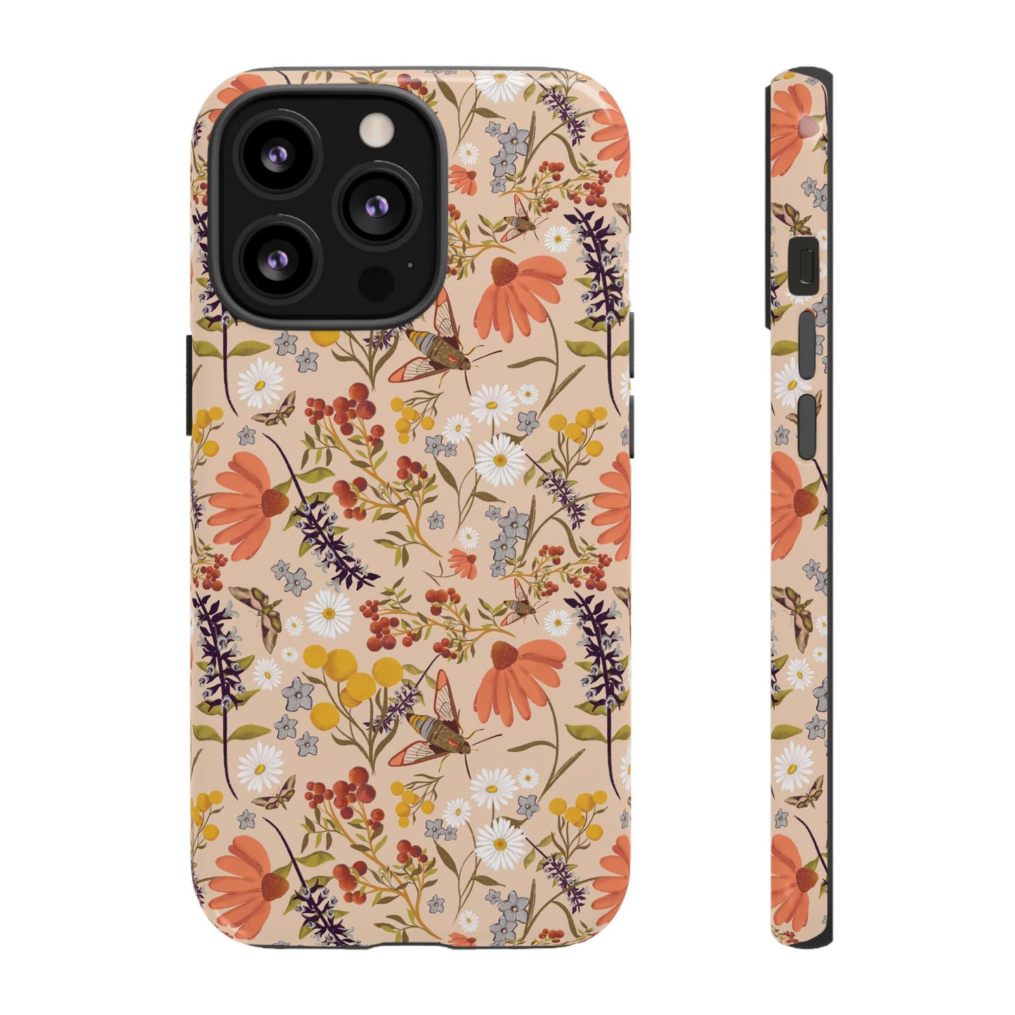 Whimsical Wildflower Design - Phone tough case