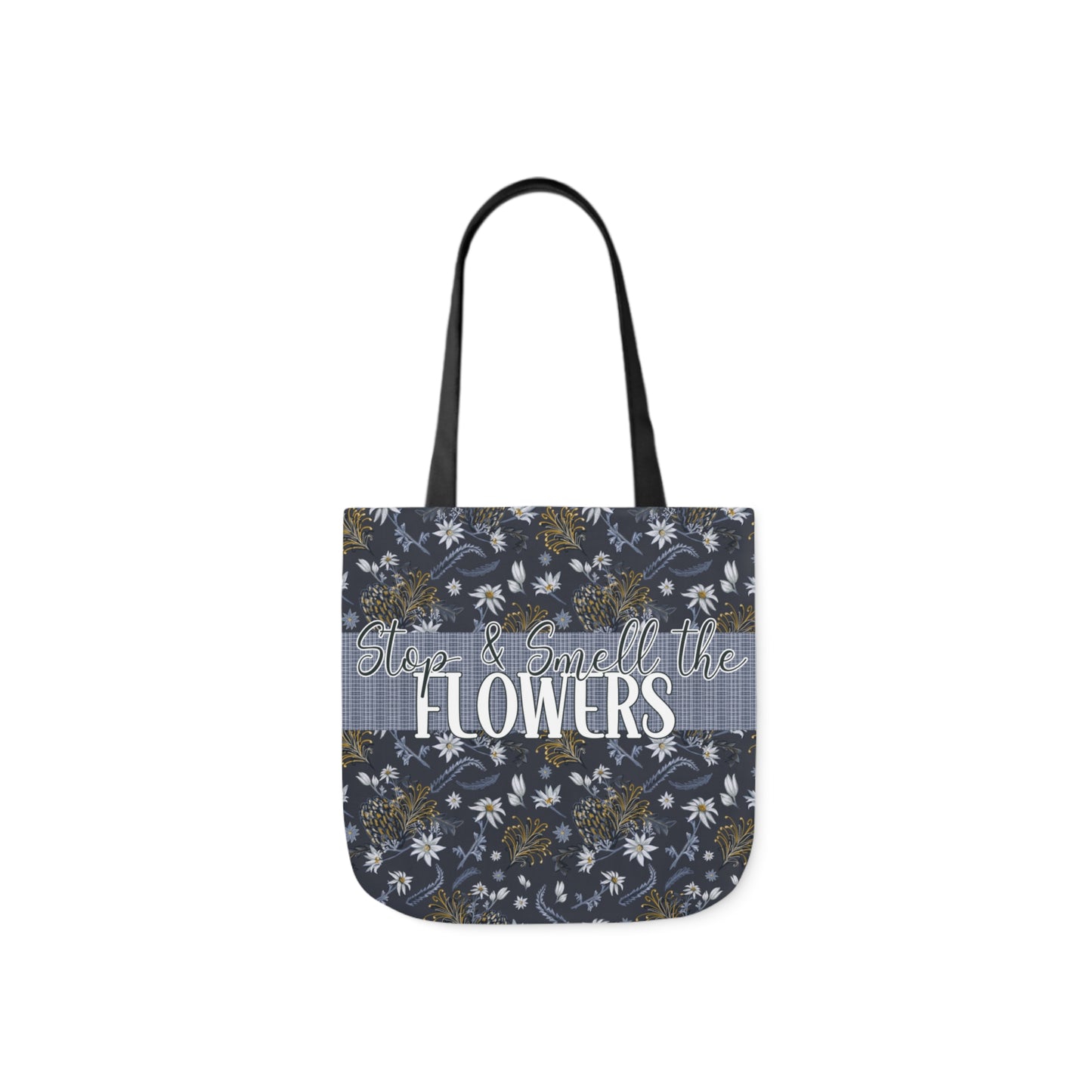 Banksia Blue - Canvas Tote Bag with hand drawn artwork - Solei Designs