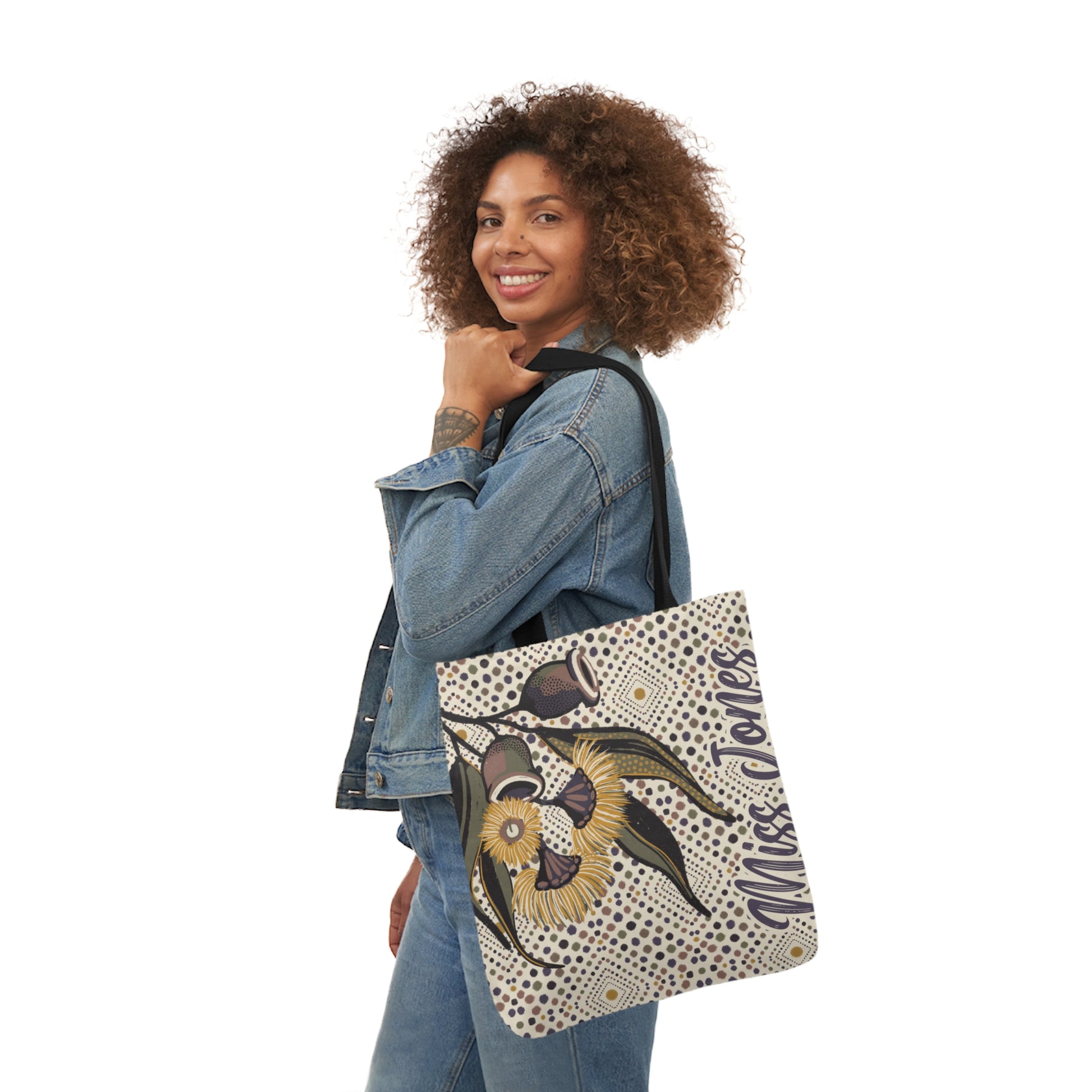 Canvas Tote Bag - Hand drawn artwork and personalised gift idea - Solei Designs