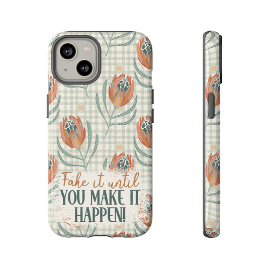 Personalised phone tough case - positive affirmation