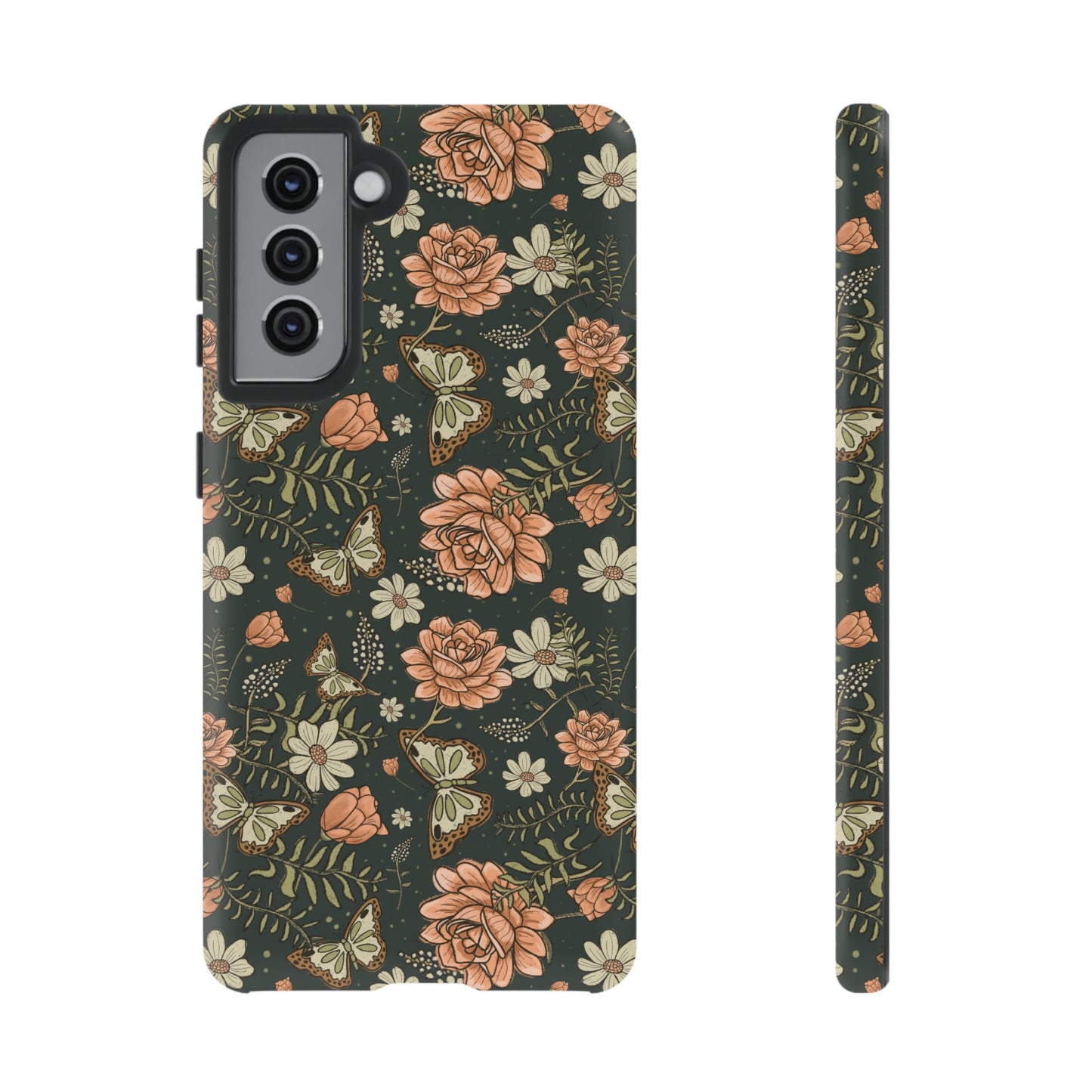 Vintage Rose hand crafted design for phone tough case