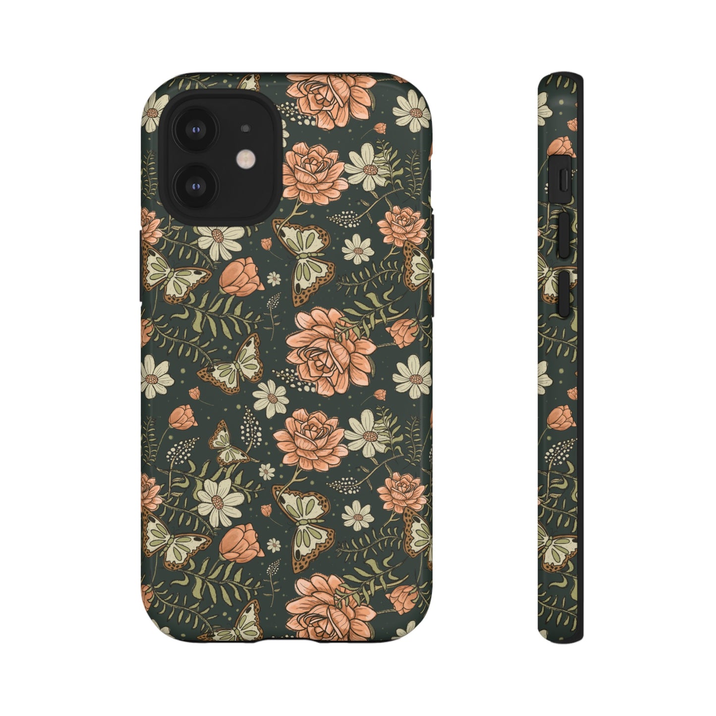 Vintage Rose hand crafted design for phone tough case