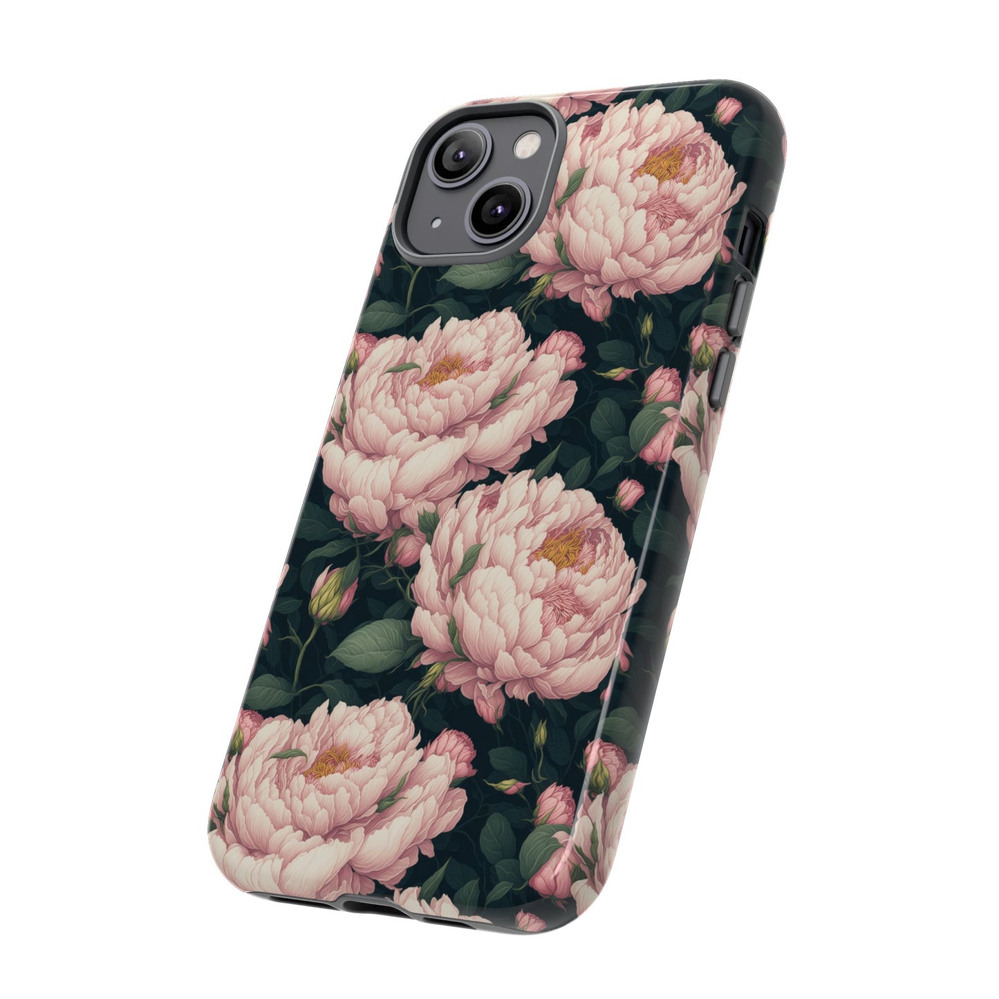 Pink Peony Phone Tough Case