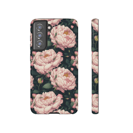 Pink Peony Phone Tough Case