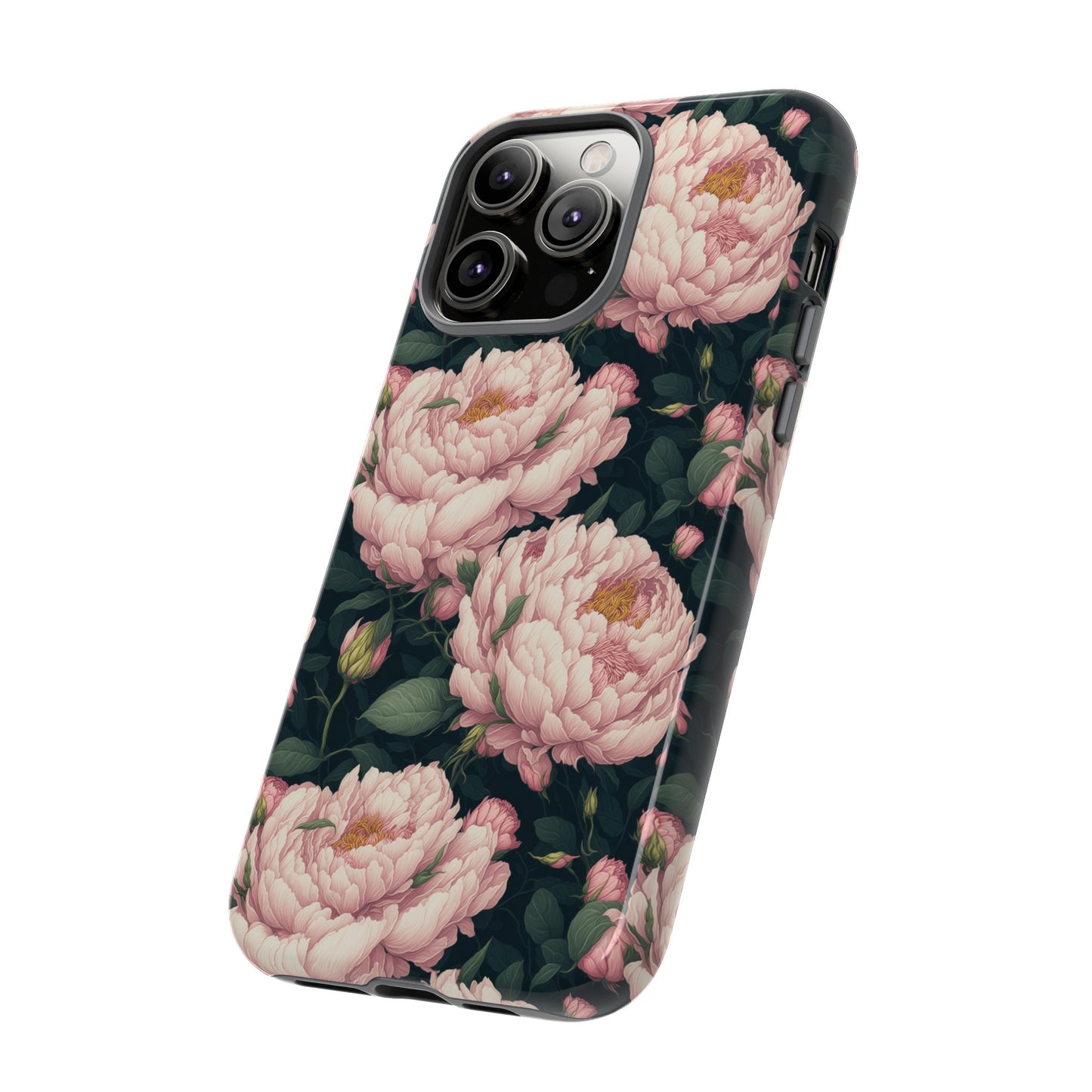 Pink Peony Phone Tough Case