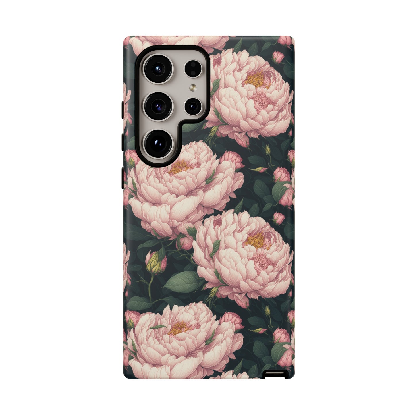 Pink Peony Phone Tough Case