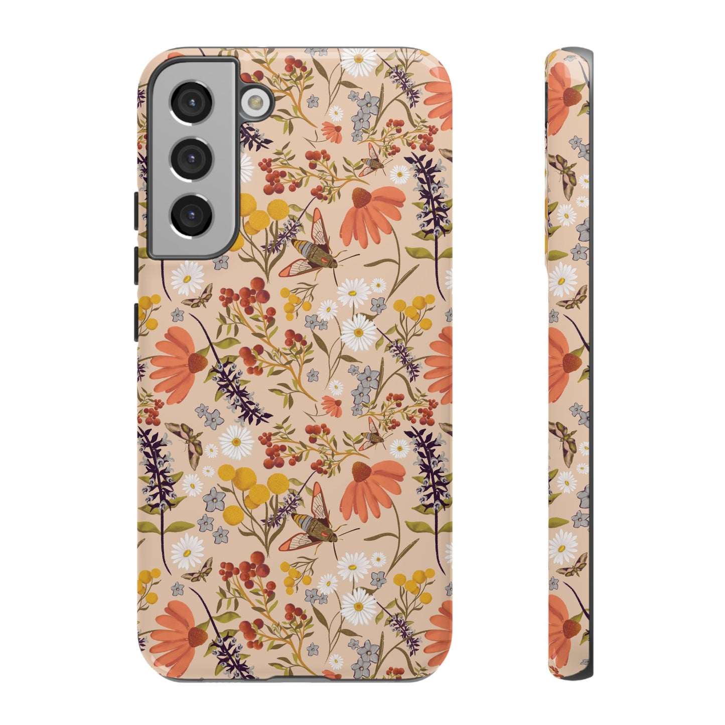 Whimsical Wildflower Design - Phone tough case