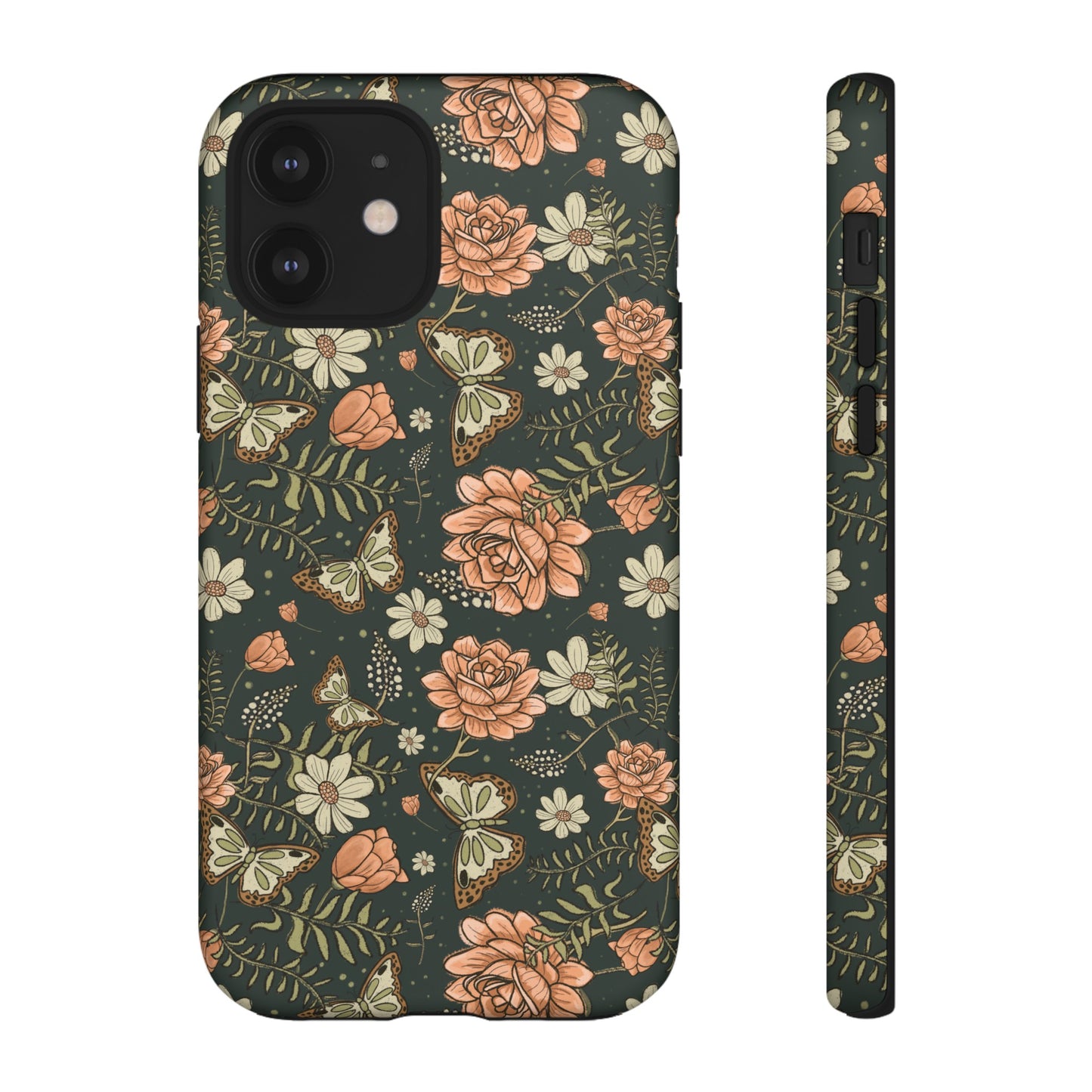 Vintage Rose hand crafted design for phone tough case