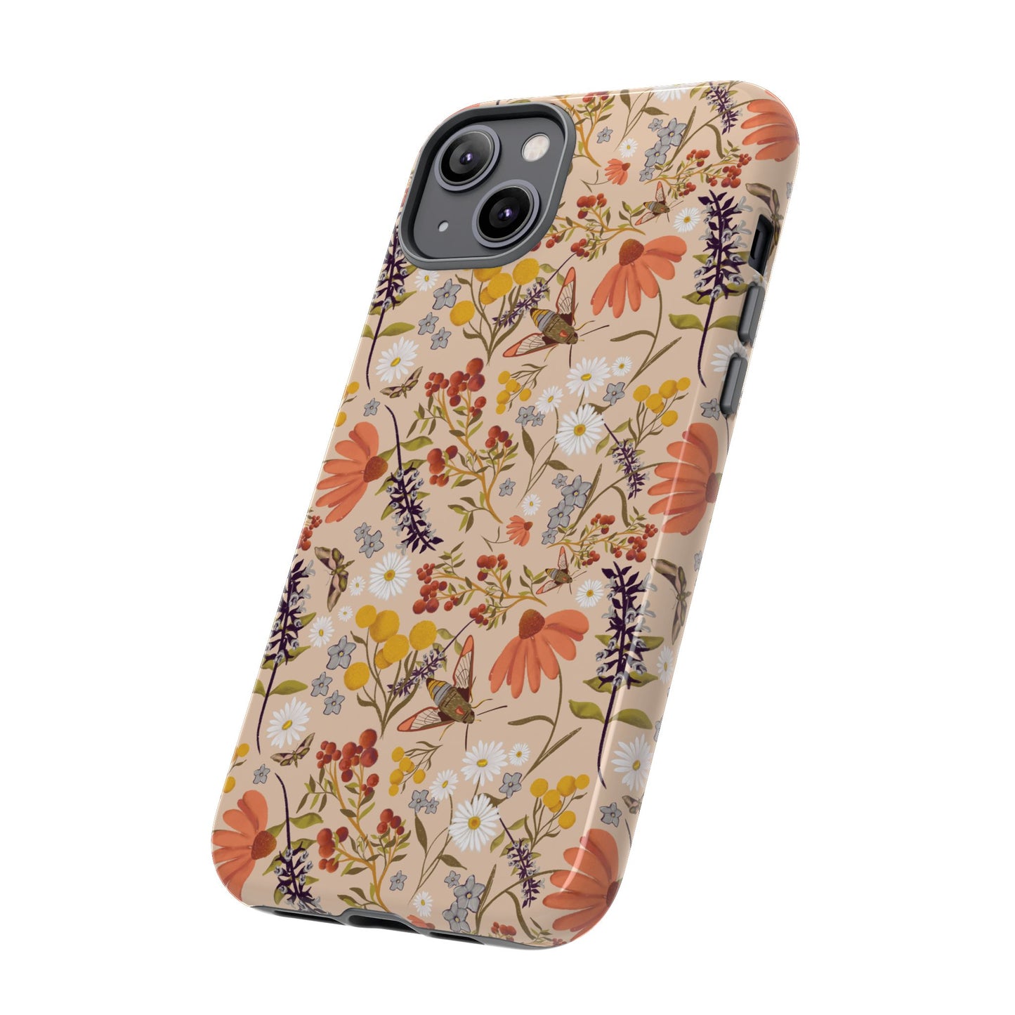 Whimsical Wildflower Design - Phone tough case