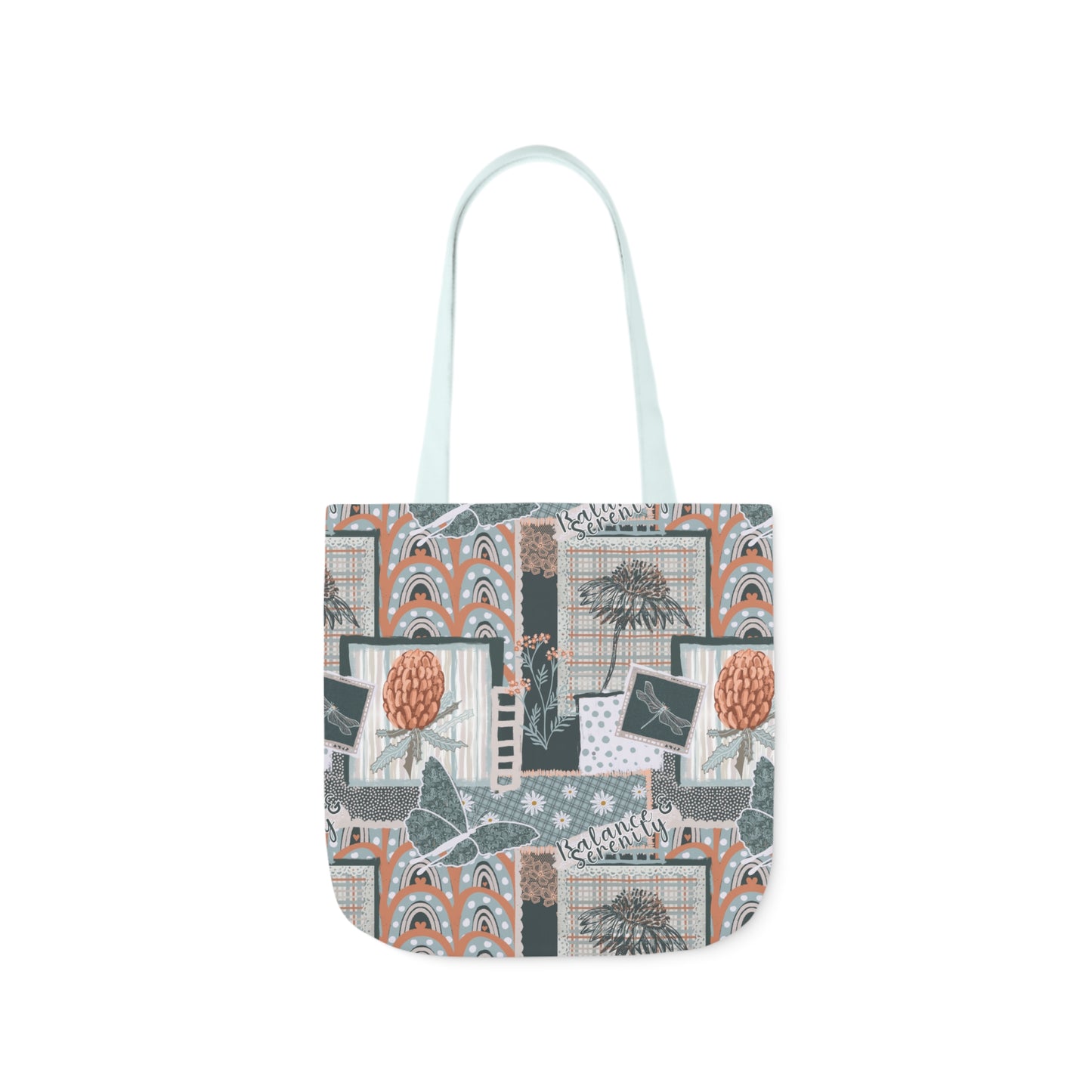 Canvas Tote Bag - Hand drawn artwork - Solei Designs