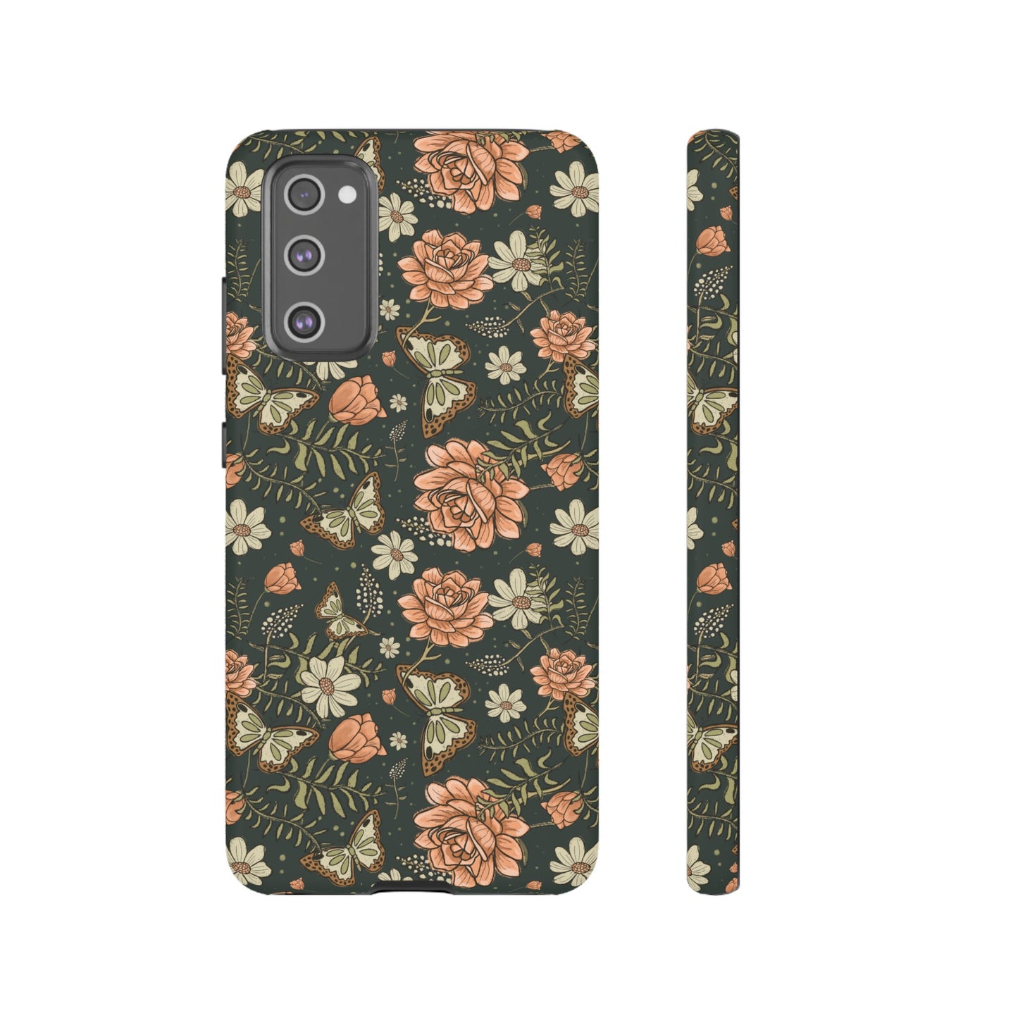 Vintage Rose hand crafted design for phone tough case