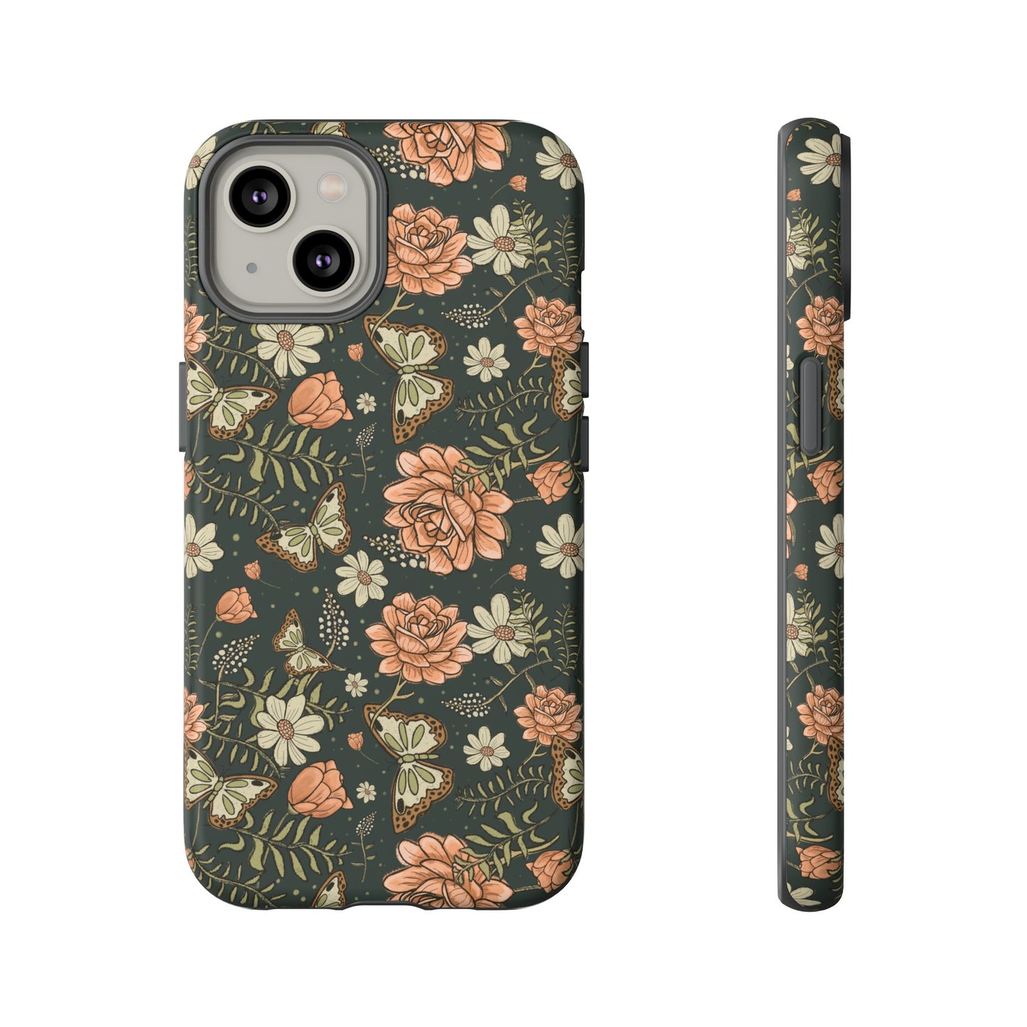 Vintage Rose hand crafted design for phone tough case