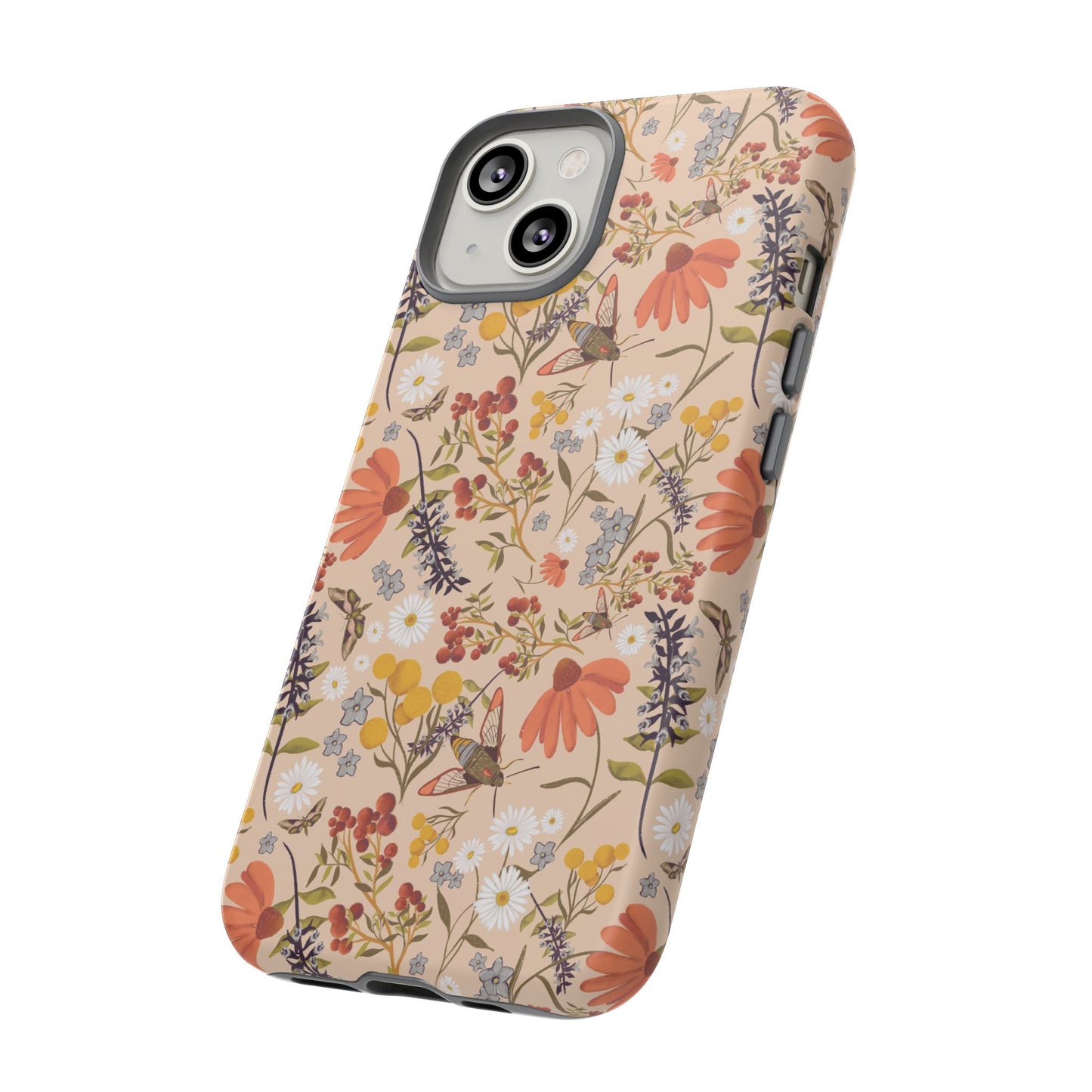 Whimsical Wildflower Design - Phone tough case