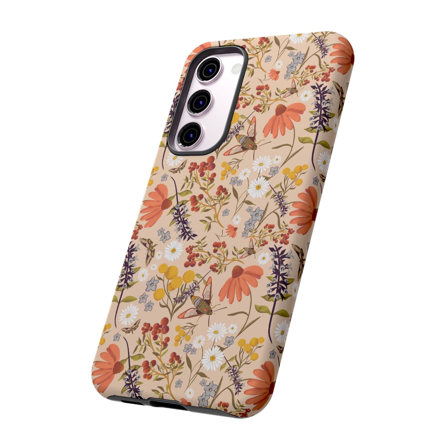 Whimsical Wildflower Design - Phone tough case