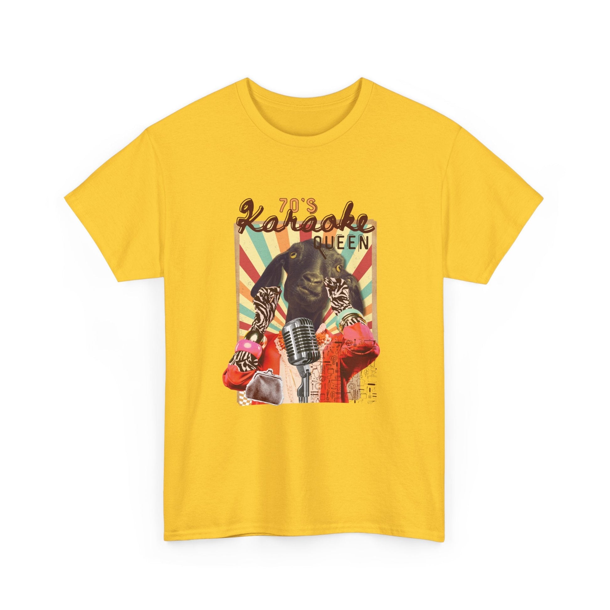 70's Karaoke Queen - custom designed Australian souvenir t shirt - Solei Designs