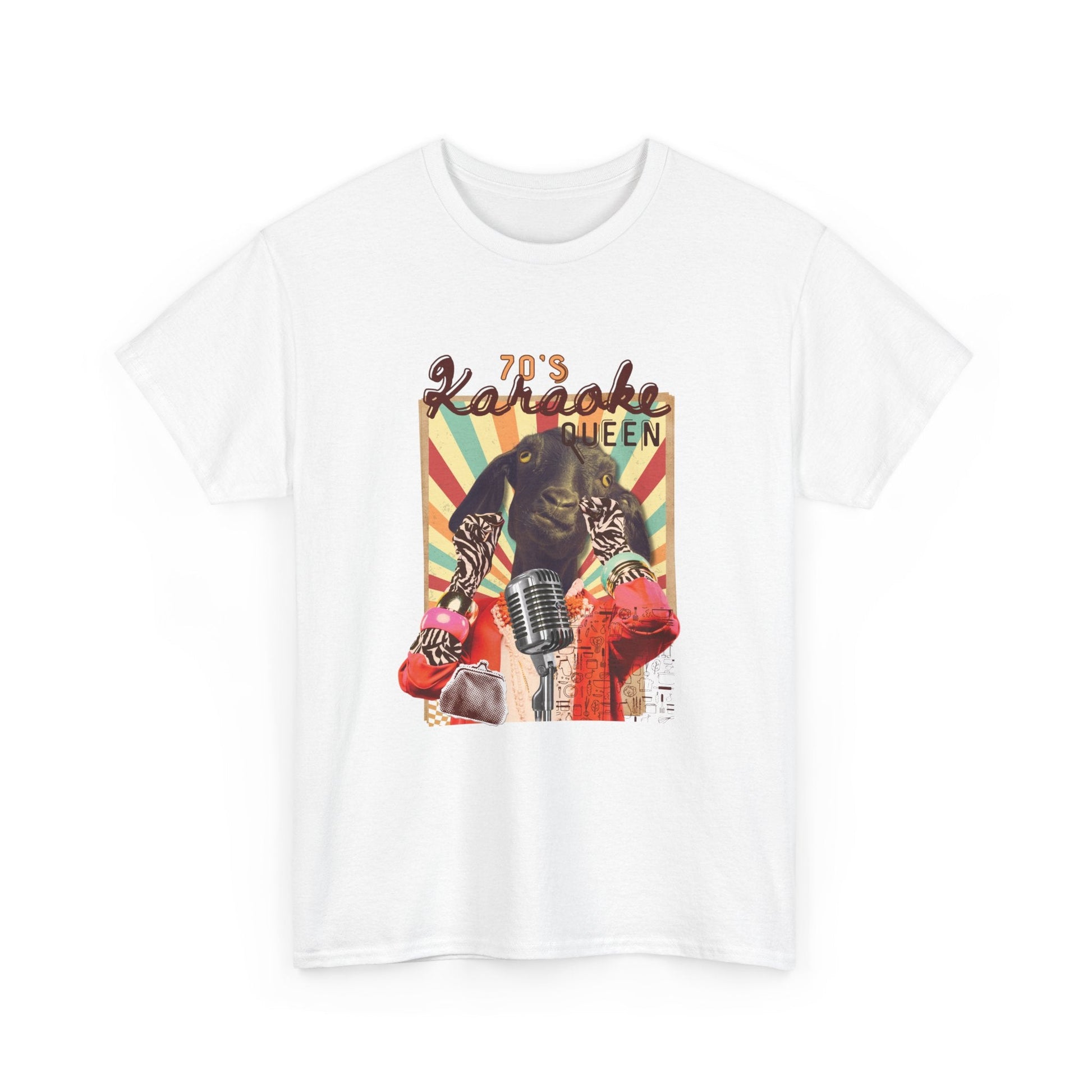 70's Karaoke Queen - custom designed Australian souvenir t shirt - Solei Designs