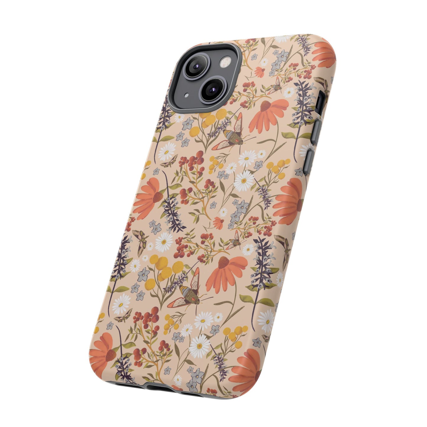 Whimsical Wildflower Design - Phone tough case