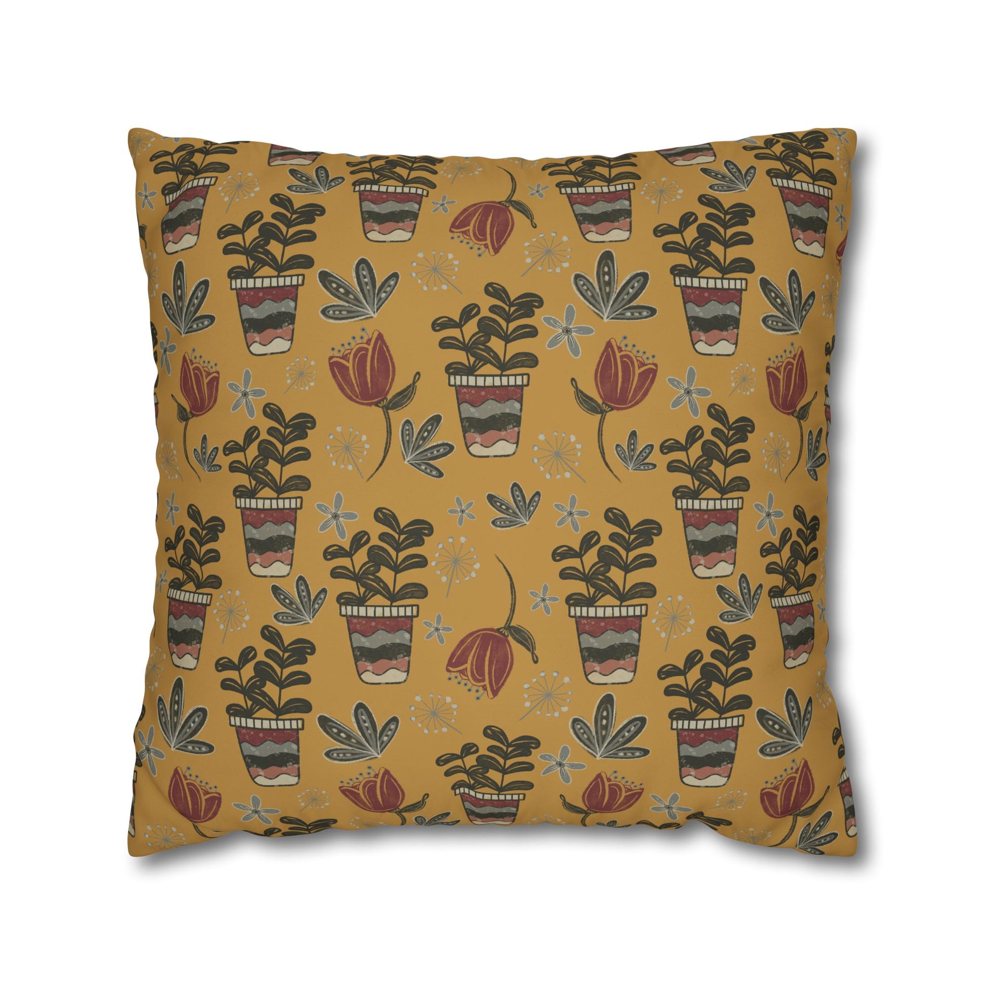 Country Cottage Collection - Cushion with hand drawn artwork - Solei Designs