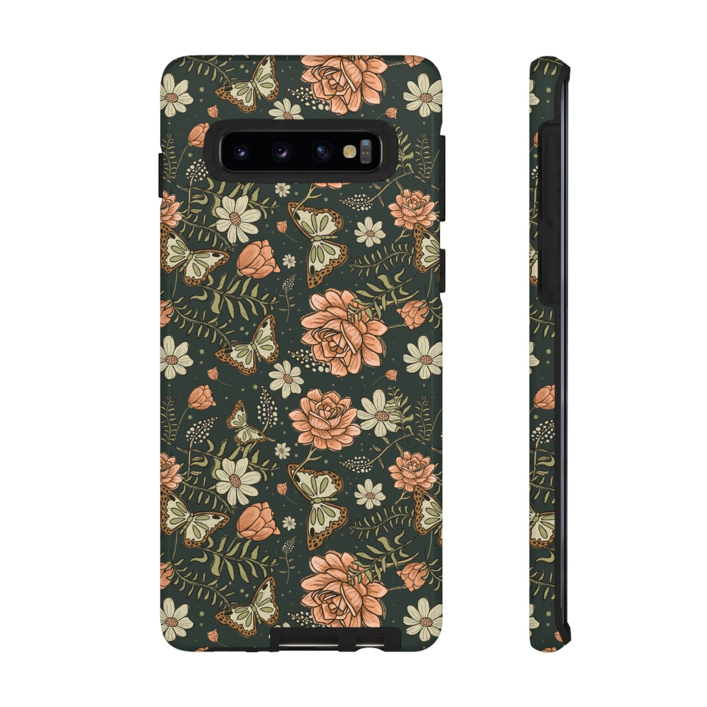 Vintage Rose hand crafted design for phone tough case