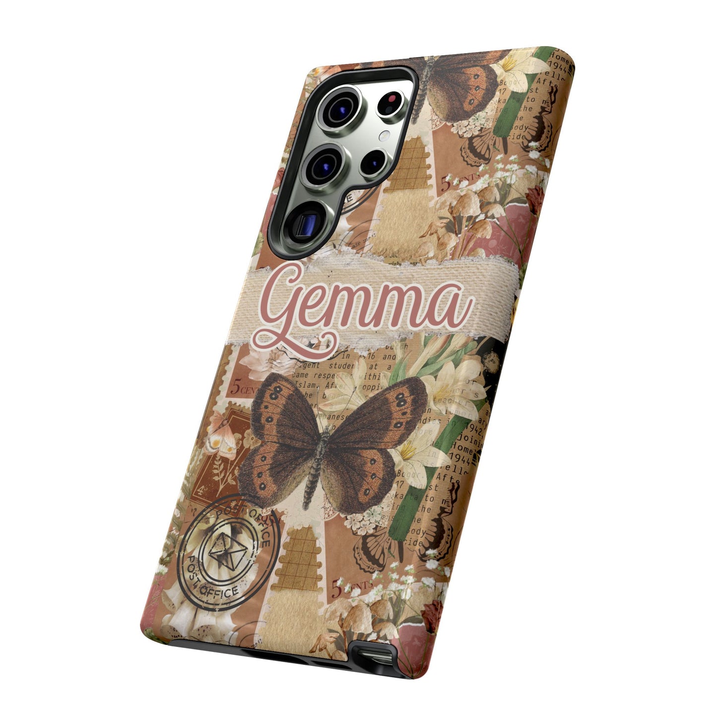 Phone tough case with personalised name or text