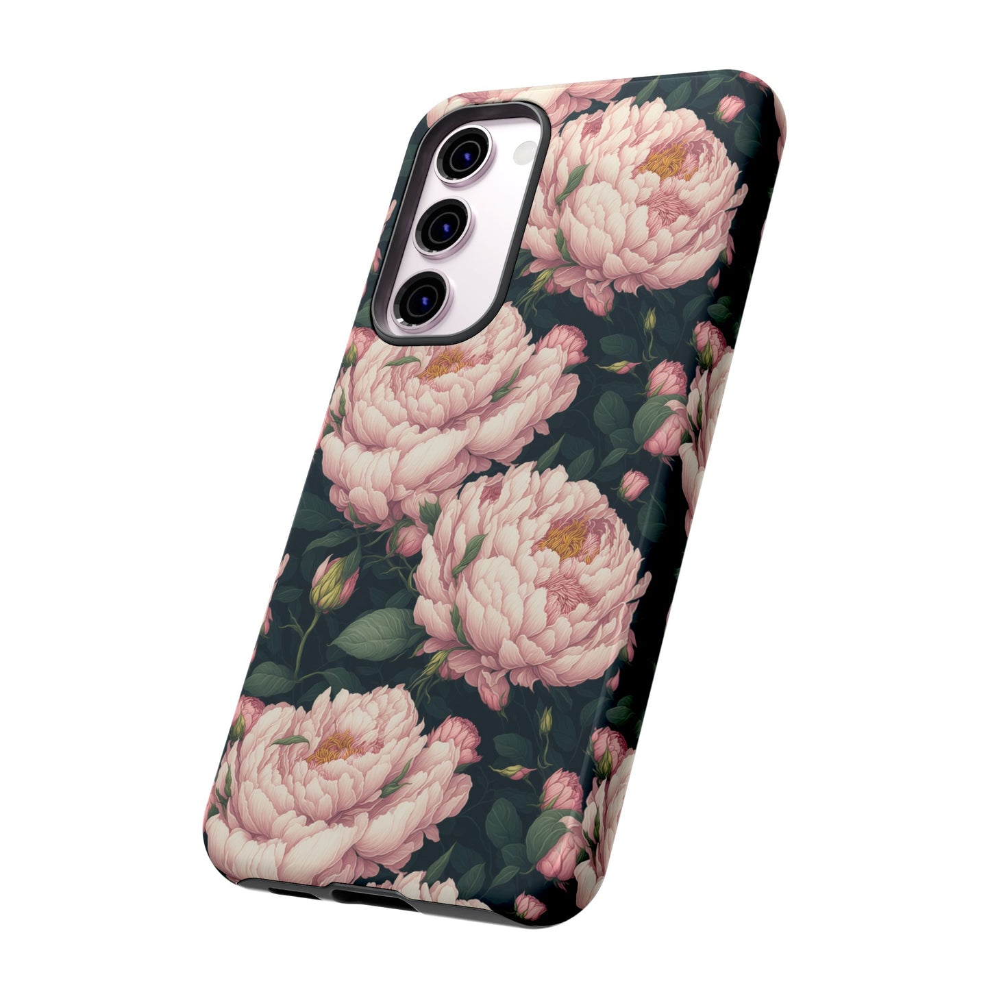 Pink Peony Phone Tough Case