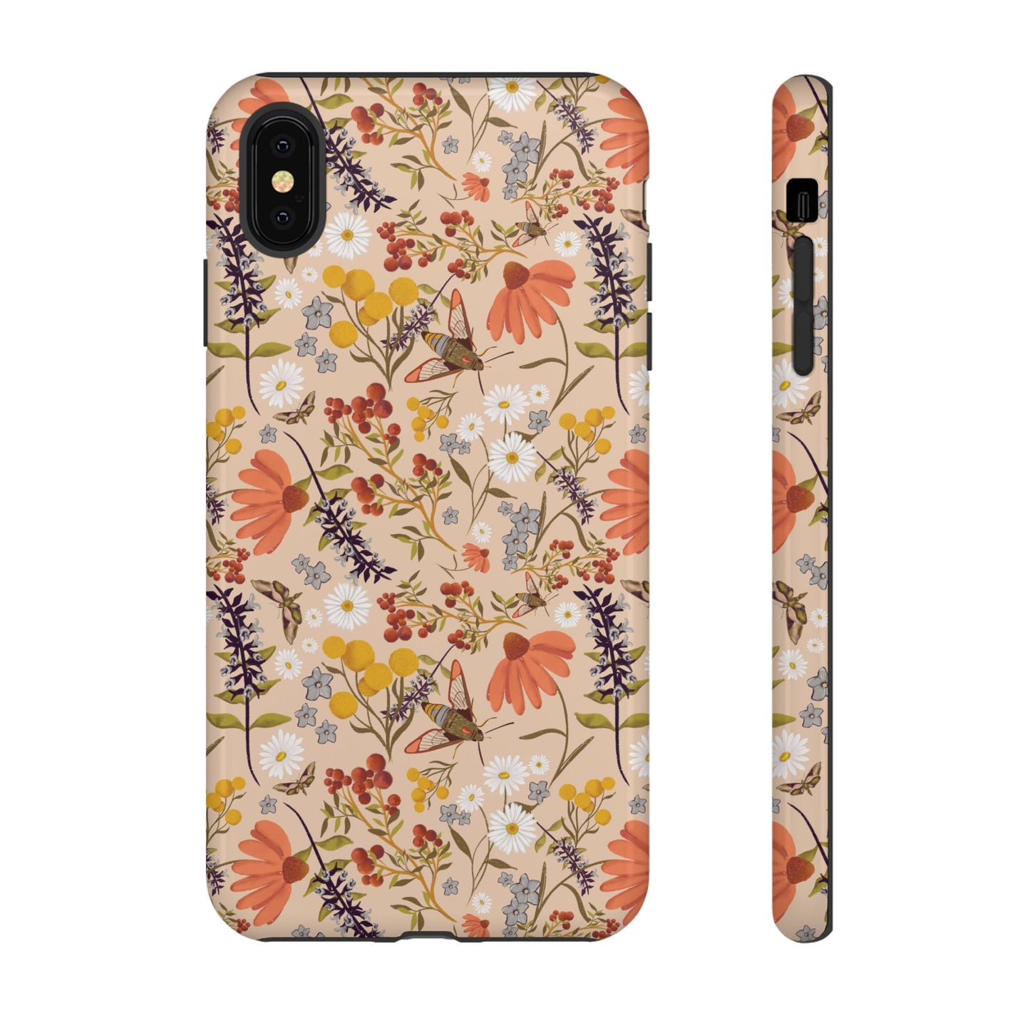 Whimsical Wildflower Design - Phone tough case