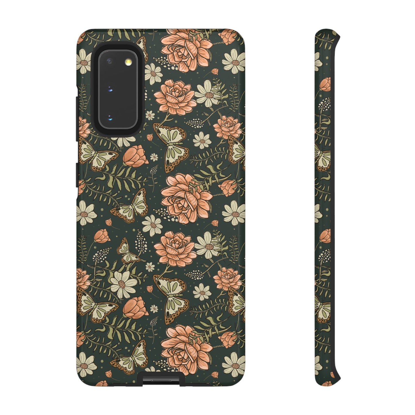 Vintage Rose hand crafted design for phone tough case