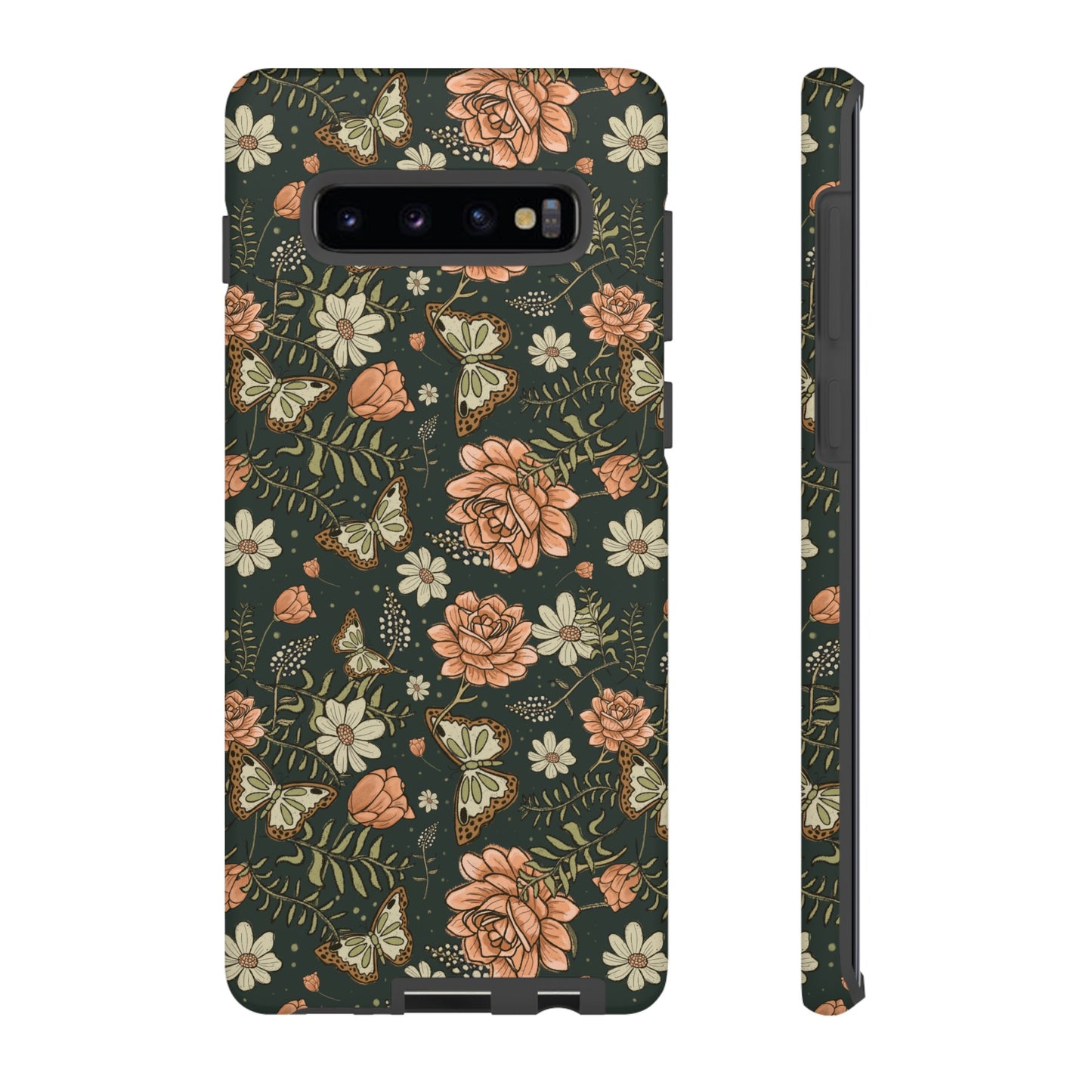 Vintage Rose hand crafted design for phone tough case