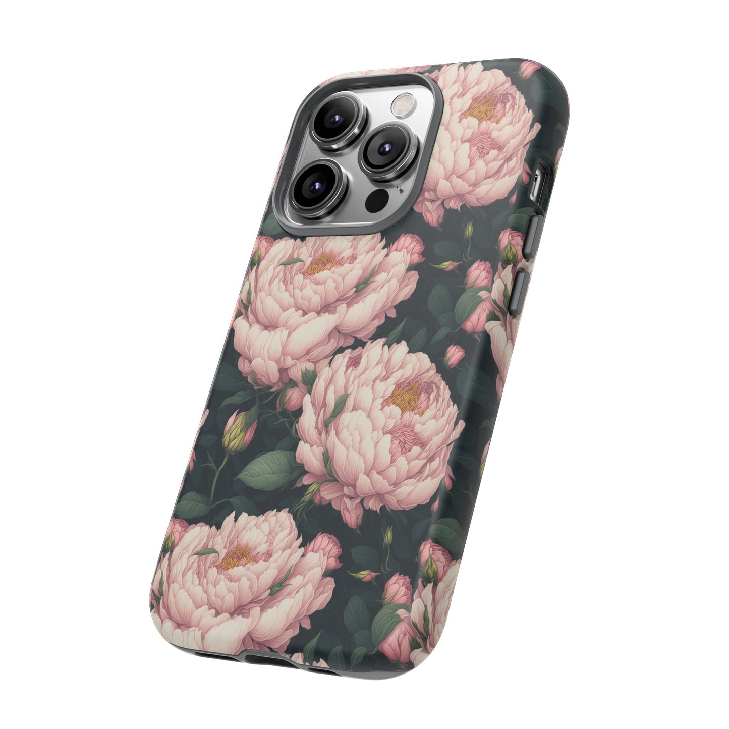 Pink Peony Phone Tough Case