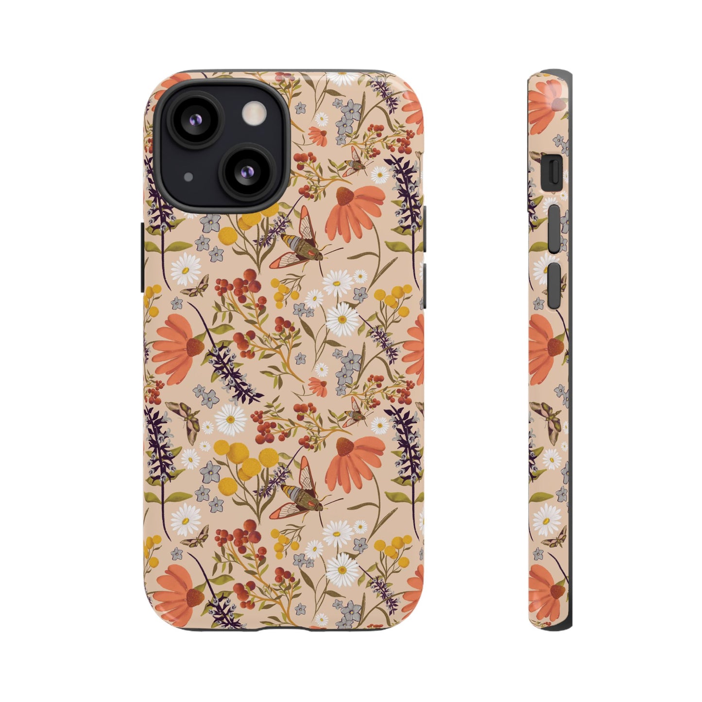 Whimsical Wildflower Design - Phone tough case