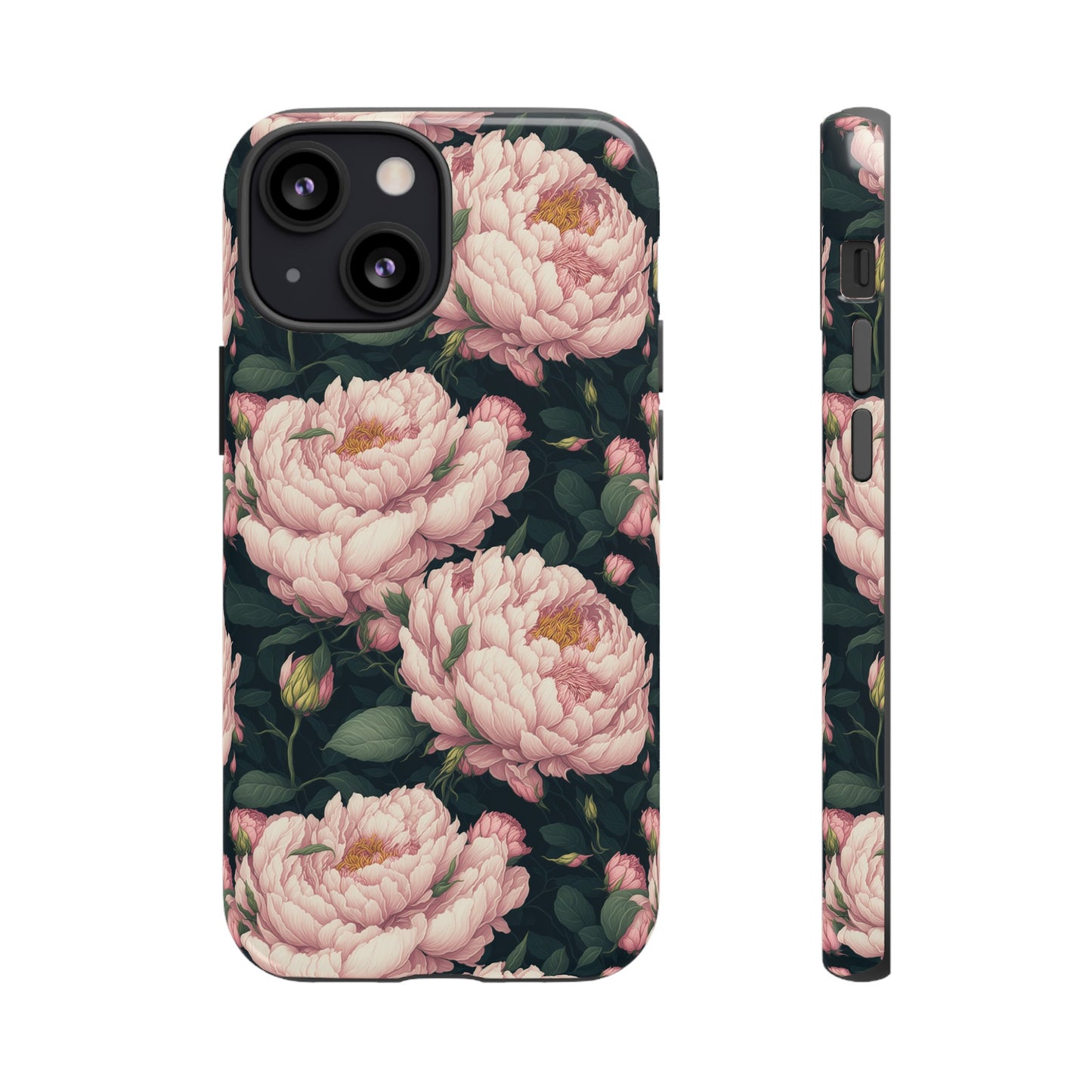 Pink Peony Phone Tough Case