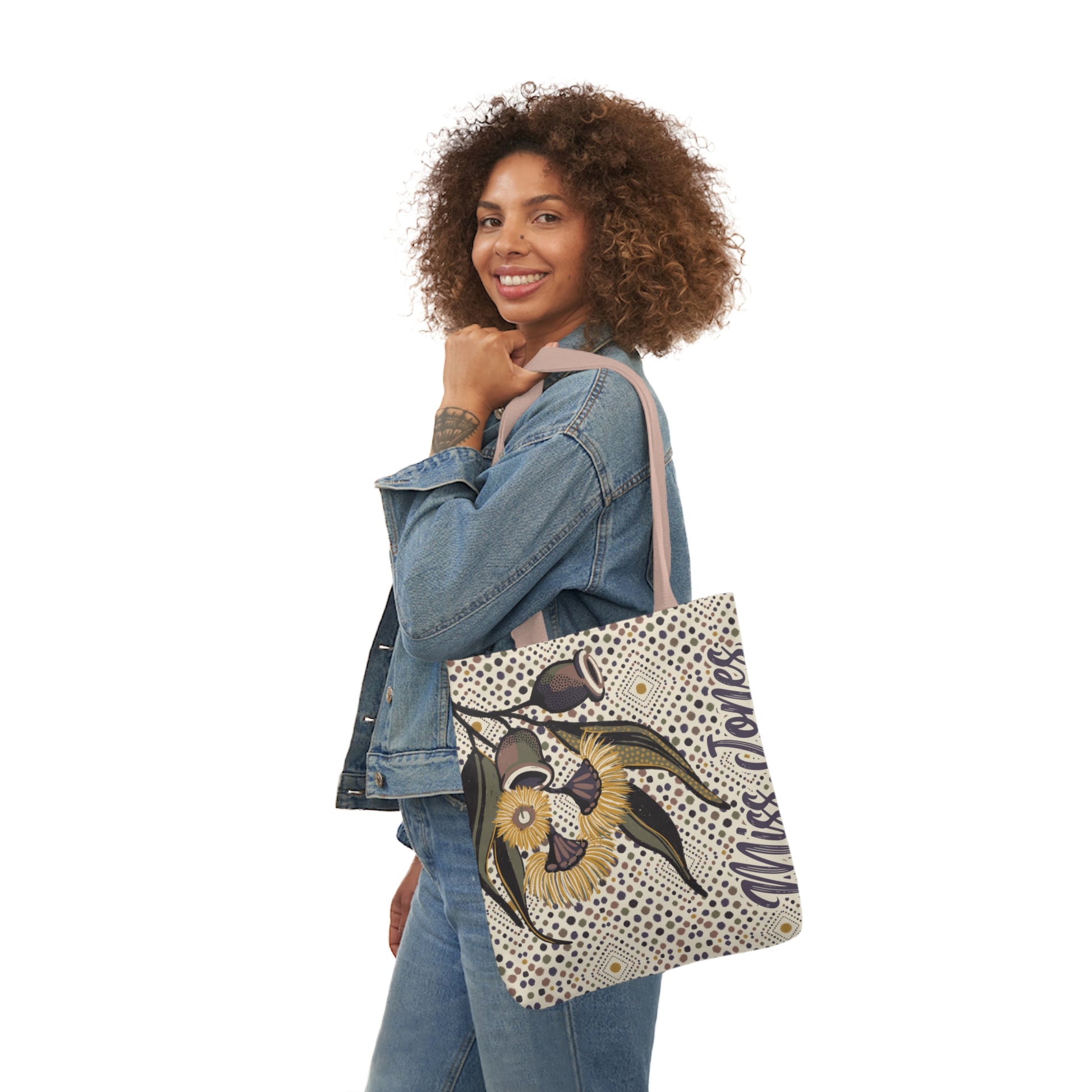 Canvas Tote Bag - Hand drawn artwork and personalised gift idea - Solei Designs